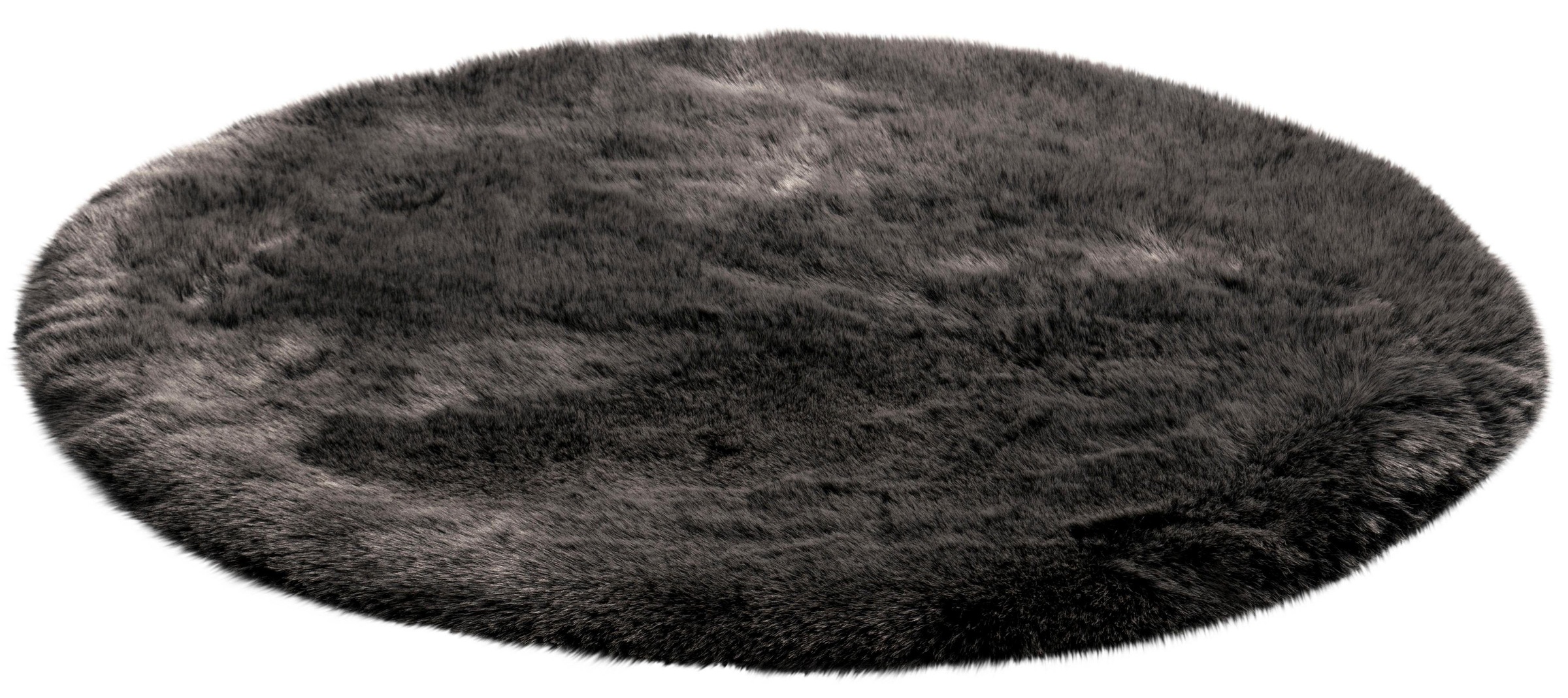Obsession Fellteppich "My Samba 495" rund 40 mm Höhe Kunstfell, handgetufte günstig online kaufen