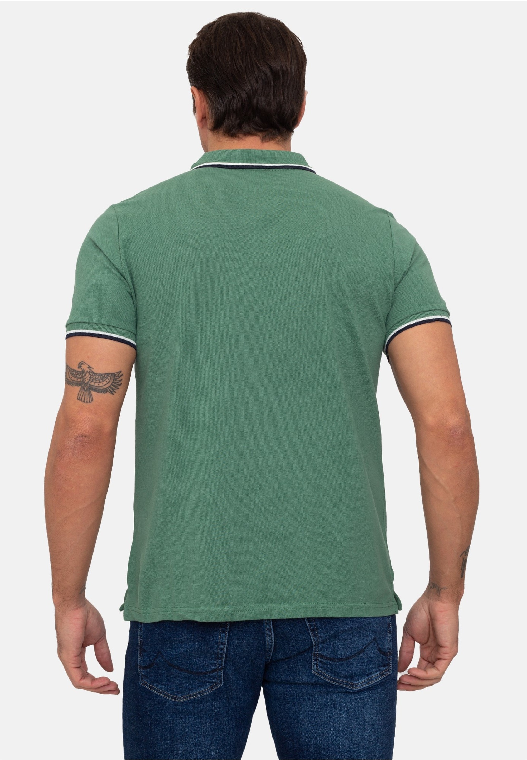 SIR RAYMOND TAILOR Poloshirt, mit klassischem Kragen und kurzer Knopfleiste