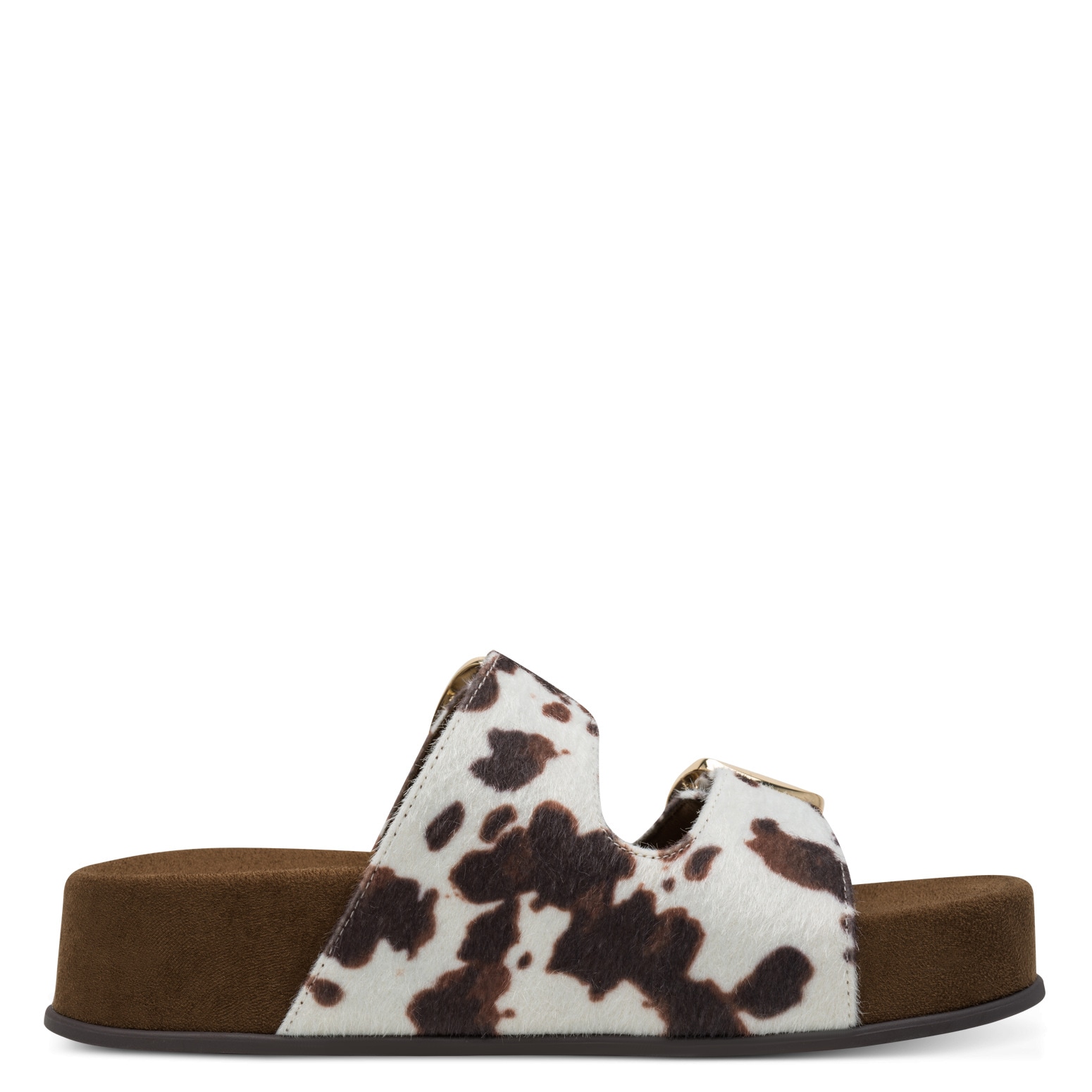 MARCO TOZZI Pantolette  Sommerschuh, Trendschuh, Schlüpfschuh in angesagter Cow-Felloptik