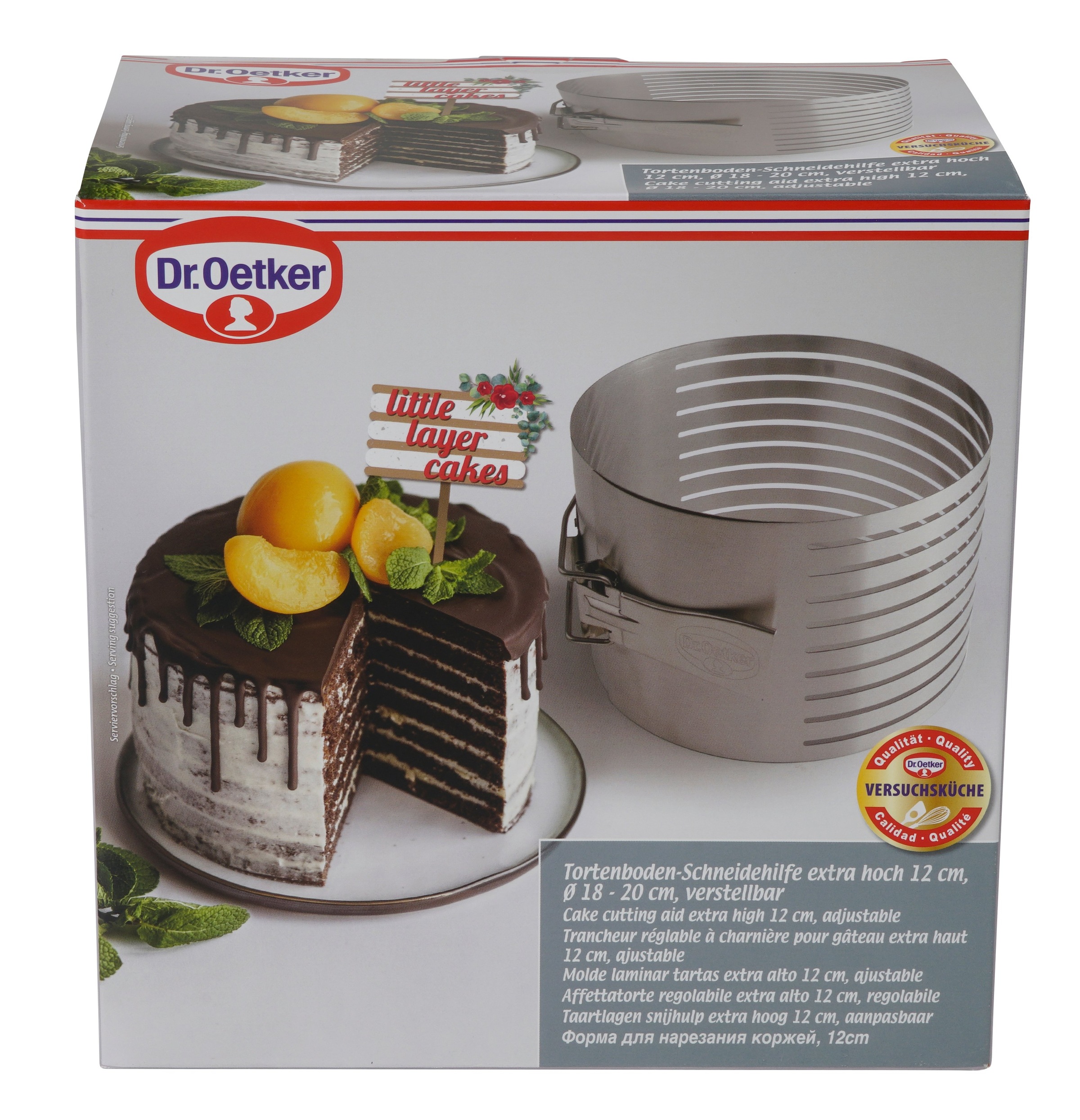 Dr. Oetker Tortenring »Tortenboden-Schneidhilfe Ø18-20x12 cm«