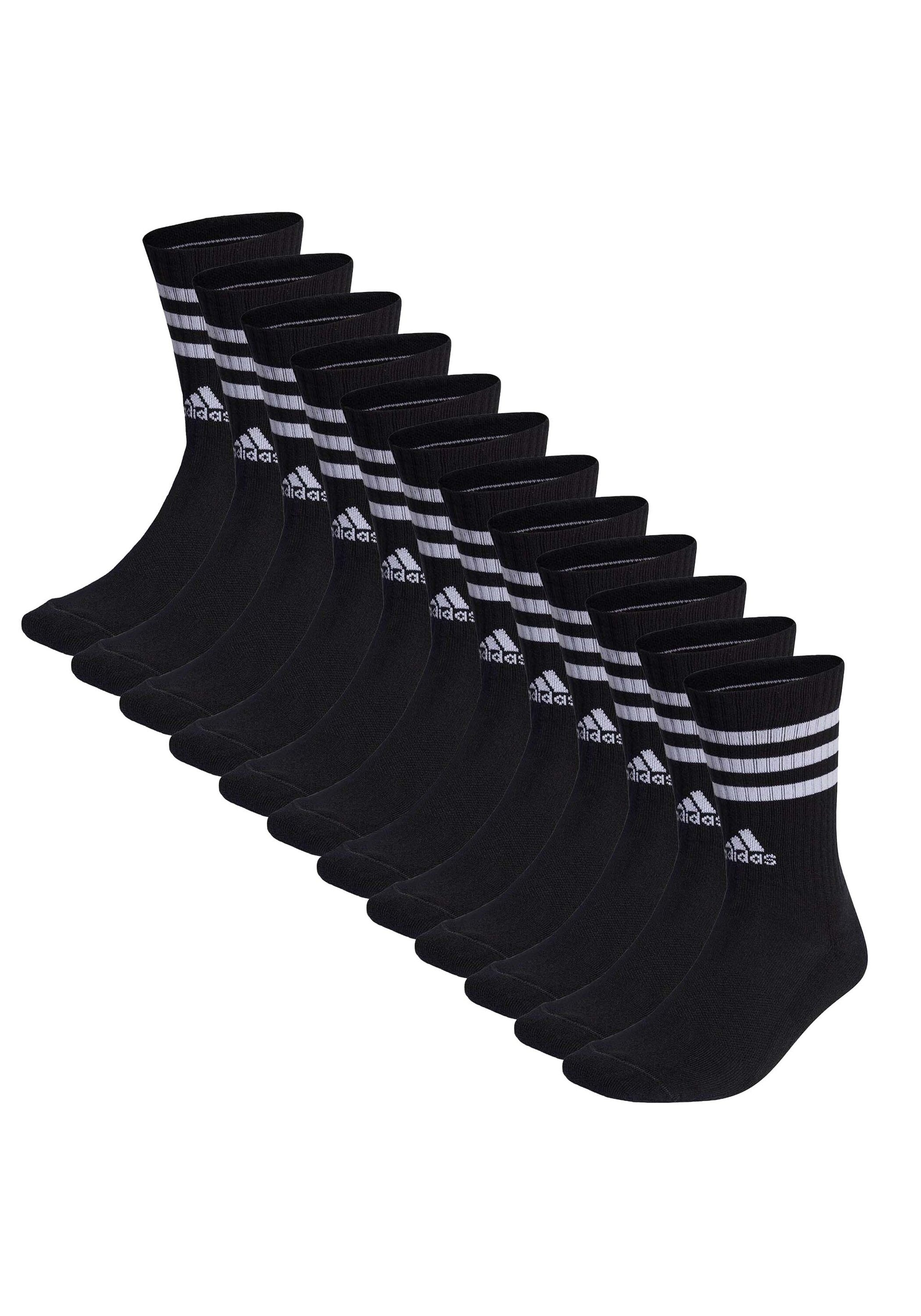 adidas Originals Kurzsocken "Socken 3-Streifen Cushioned Crew 12er Pack" günstig online kaufen