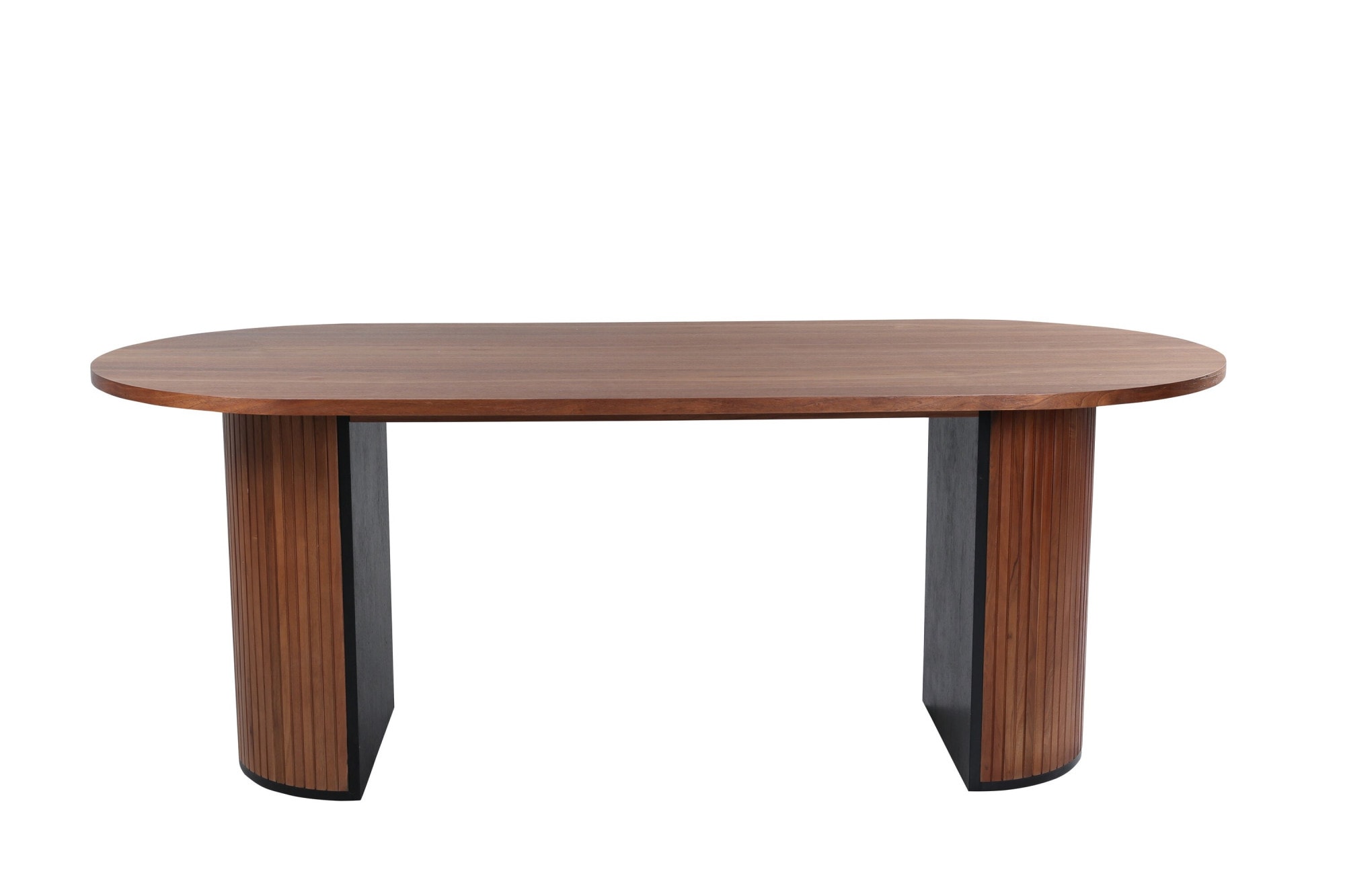 Venture Home Esstisch »Bianca, ovaler Esstisch mit Furnier-Veredelung, 200 × 90 cm« Esszimmertisch, MDF, Holzfurnier-Optik, oval, geräumig, modern