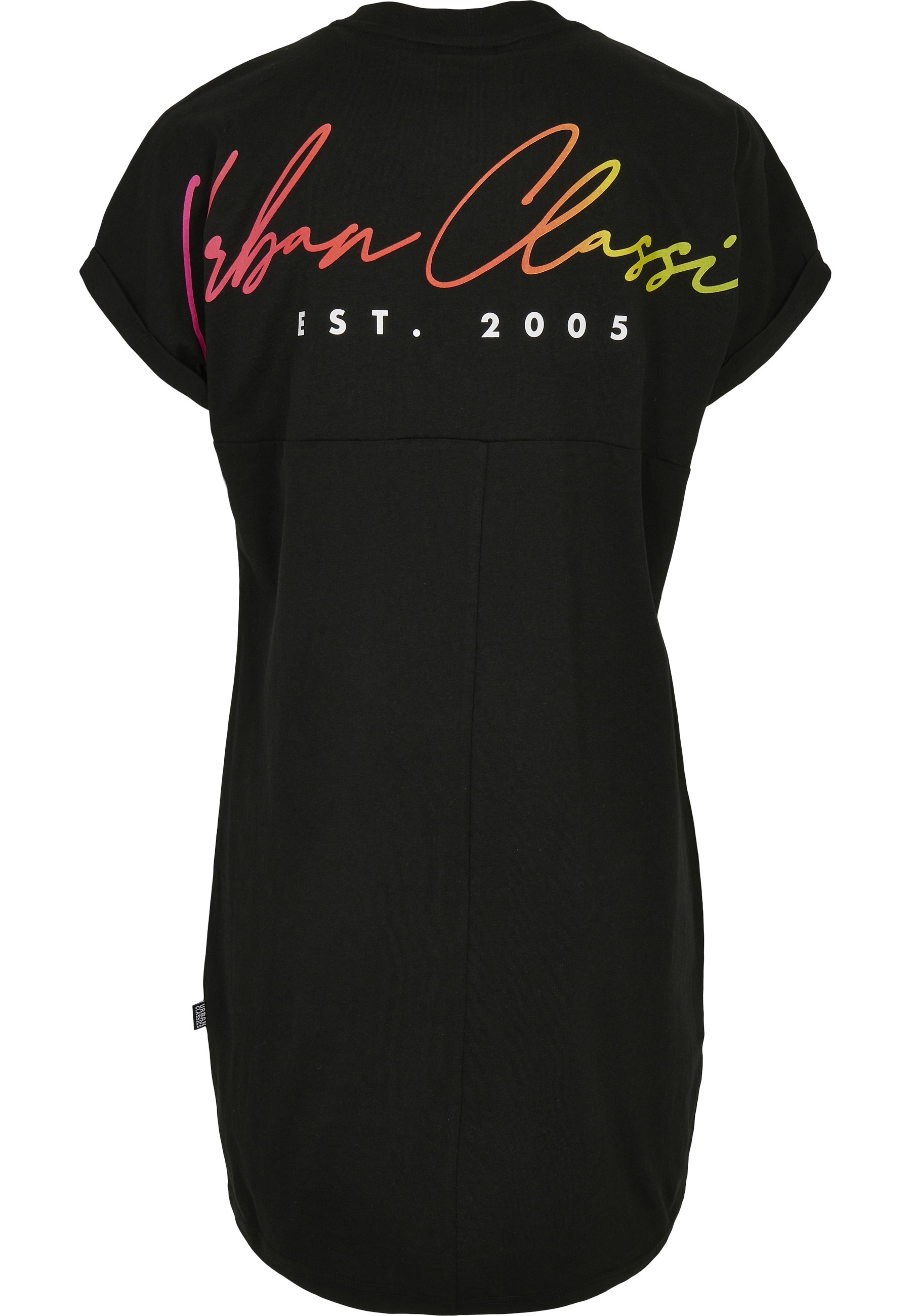 URBAN CLASSICS Shirtkleid "Urban Classics Damen Ladies Rainbow Tee Dress" 1 günstig online kaufen