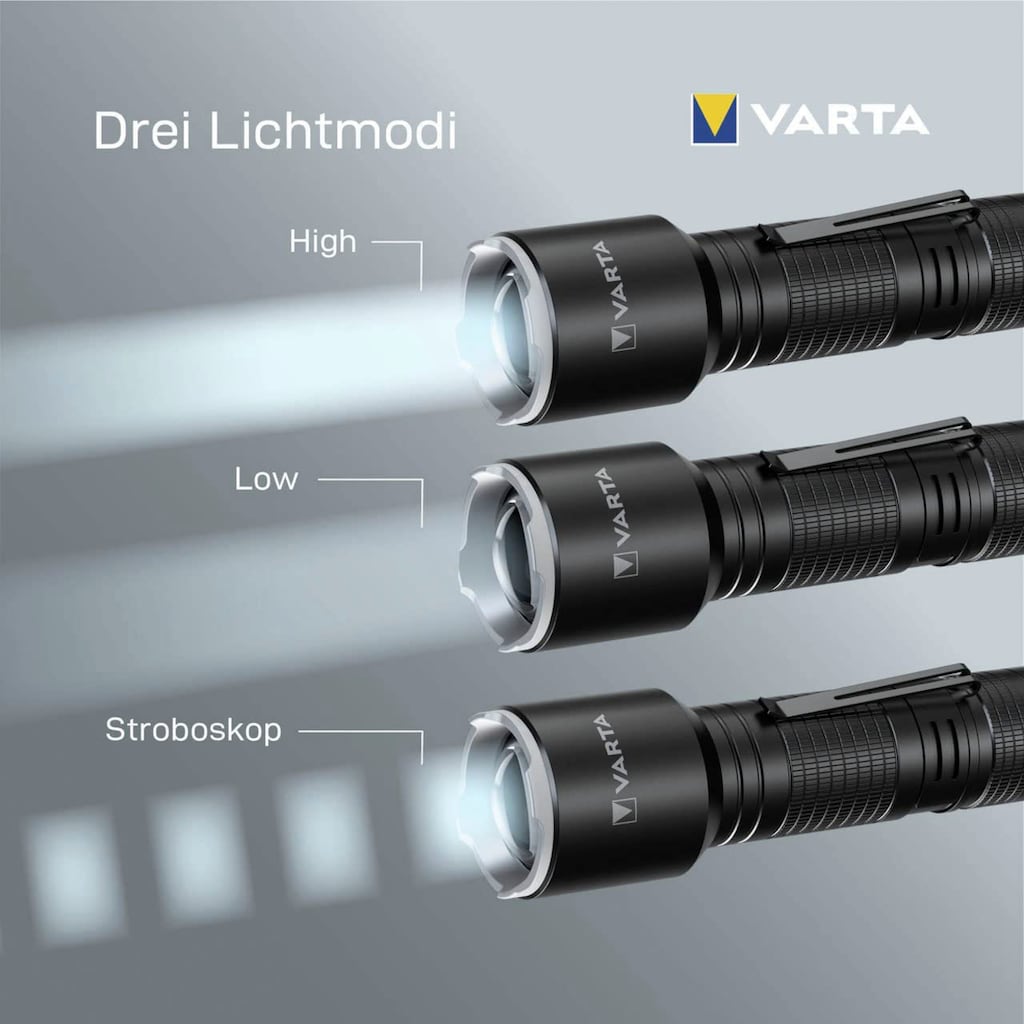 VARTA Taschenlampe »Aluminium Light F30 Pro«