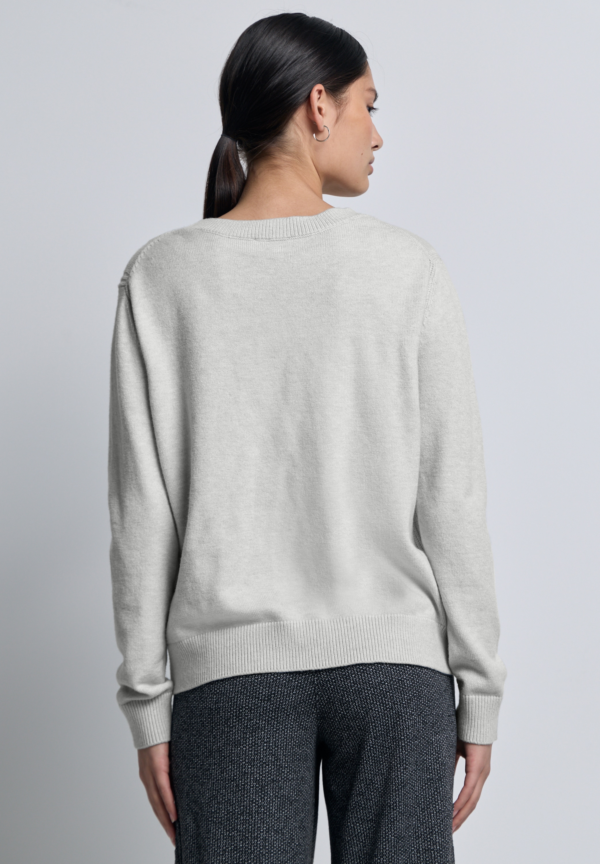 STREET ONE STUDIO Strickpullover, aus softem Materialmix