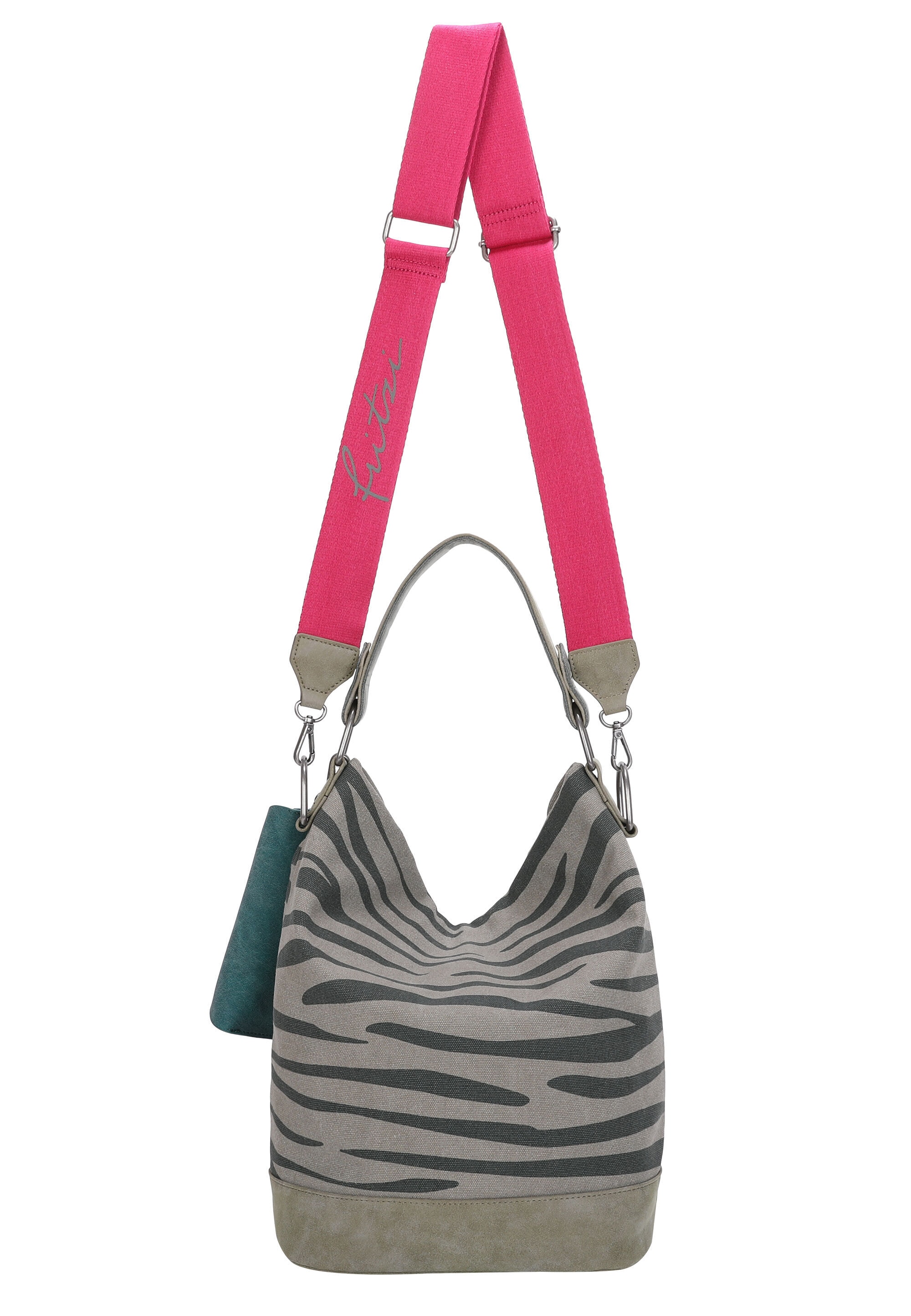 Fritzi aus Preußen Schultertasche »Izzy07-Olga« mit Zebra-Muster