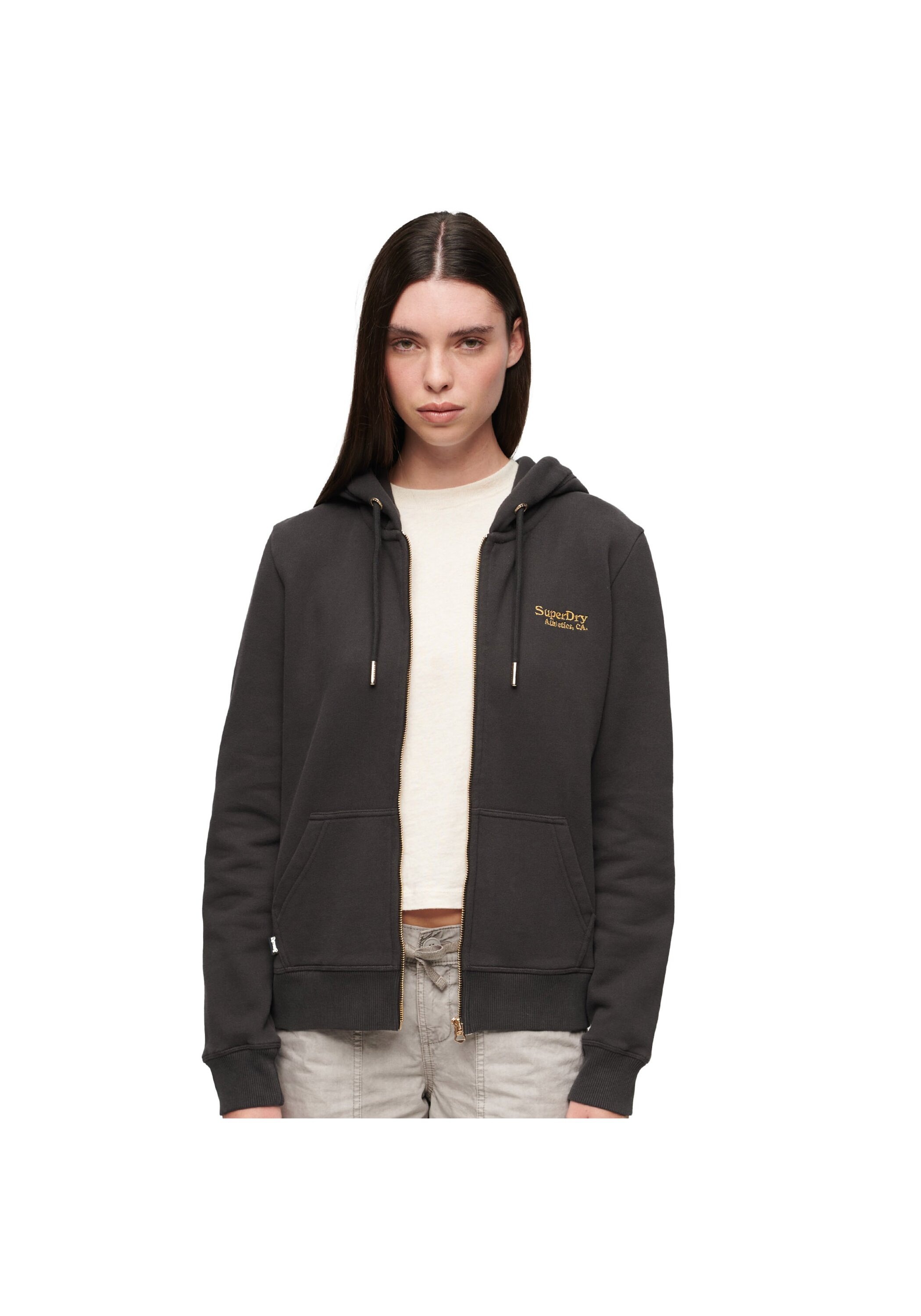 Superdry Sweater "Sweatjacke ESSENTIAL LOGO ZIP HOODIE" günstig online kaufen