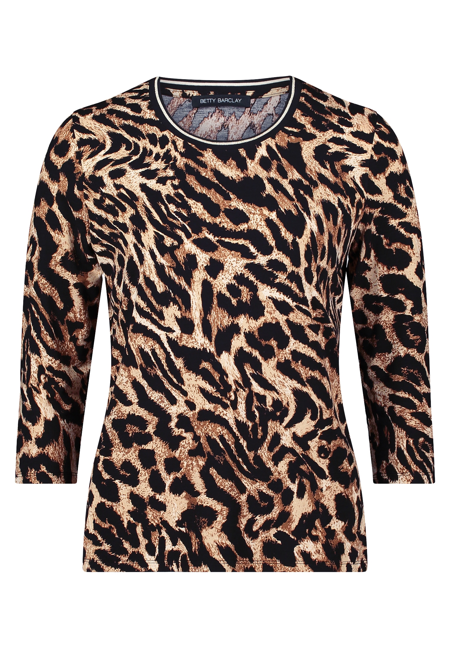 Betty Barclay 3/4-Arm-Shirt »Betty Barclay Damen Basic Shirt mit Rippbündchen«, (1 tlg.)