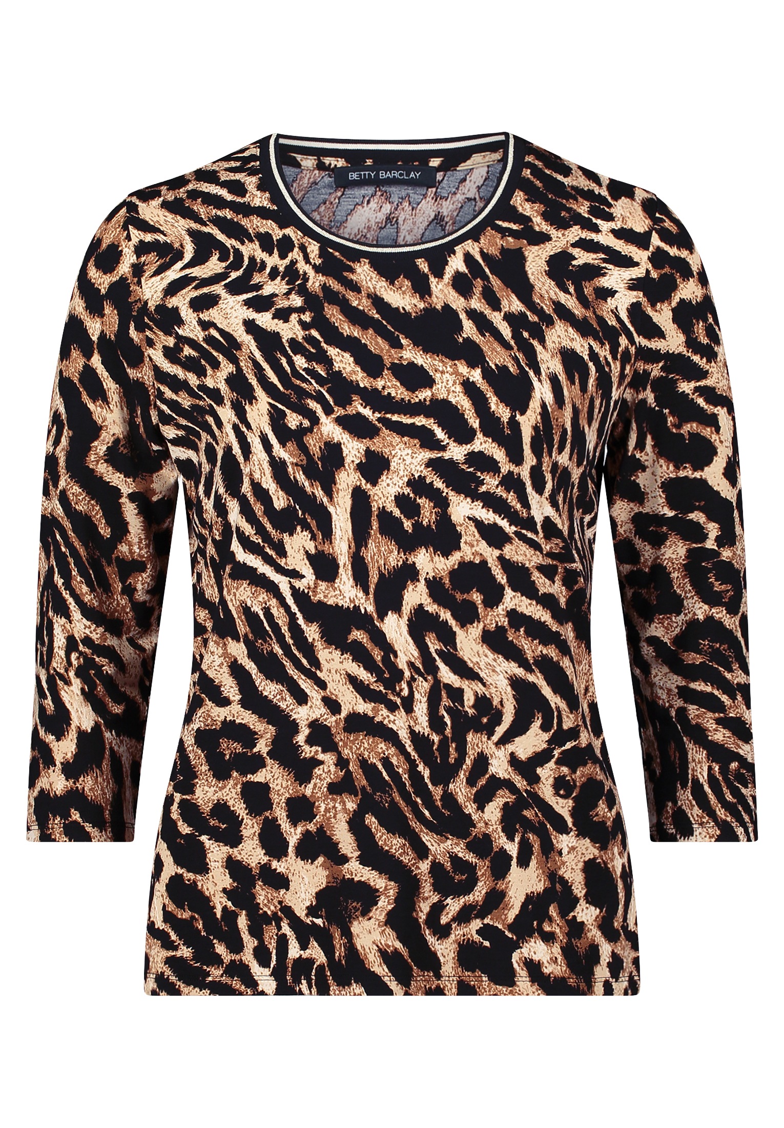 Betty Barclay 3/4-Arm-Shirt "Betty Barclay Basic Shirt mit Rippbündchen", ( günstig online kaufen