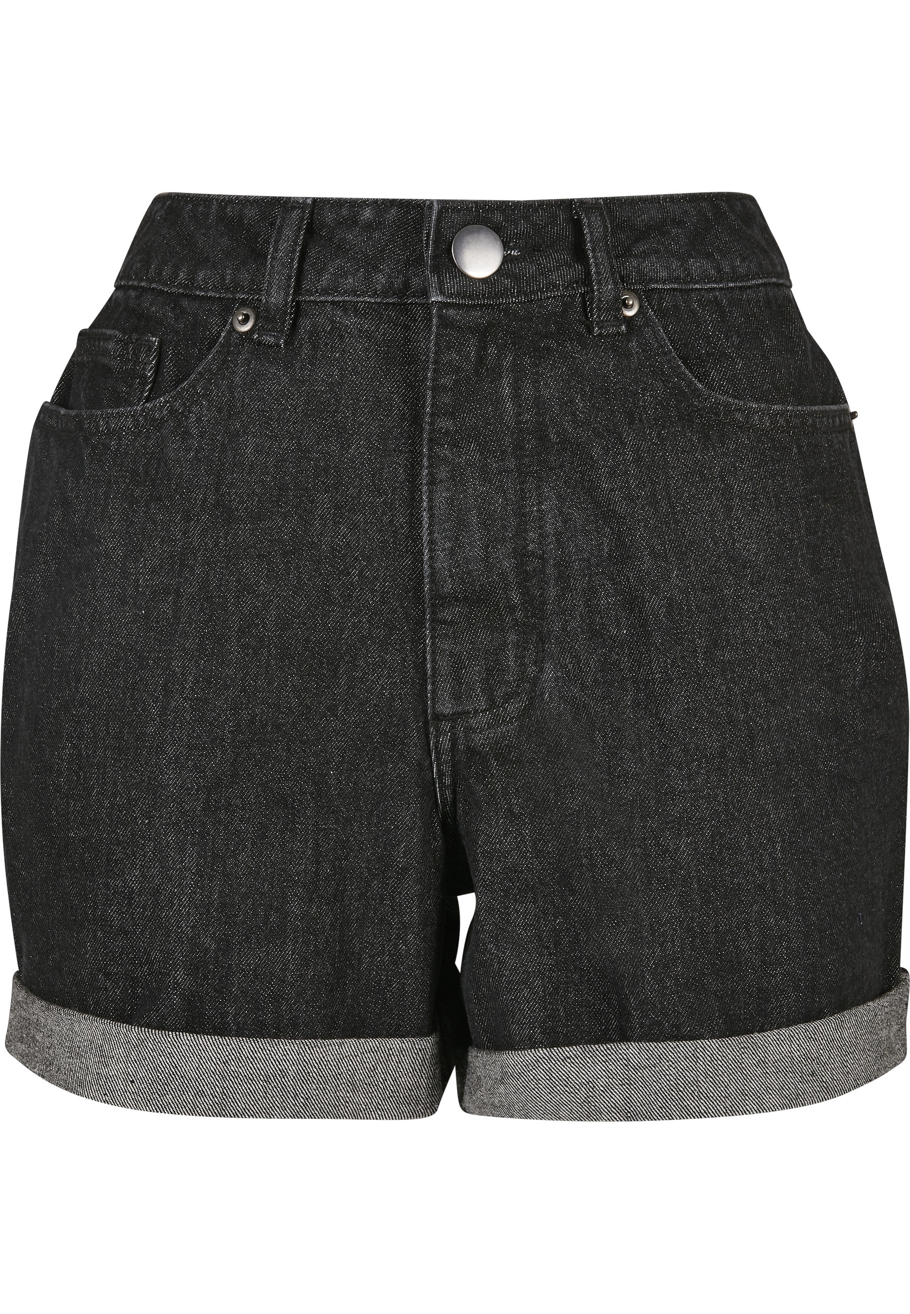 URBAN CLASSICS Stoffhose "Urban Classics Damen Ladies High Waist Boyfriend günstig online kaufen