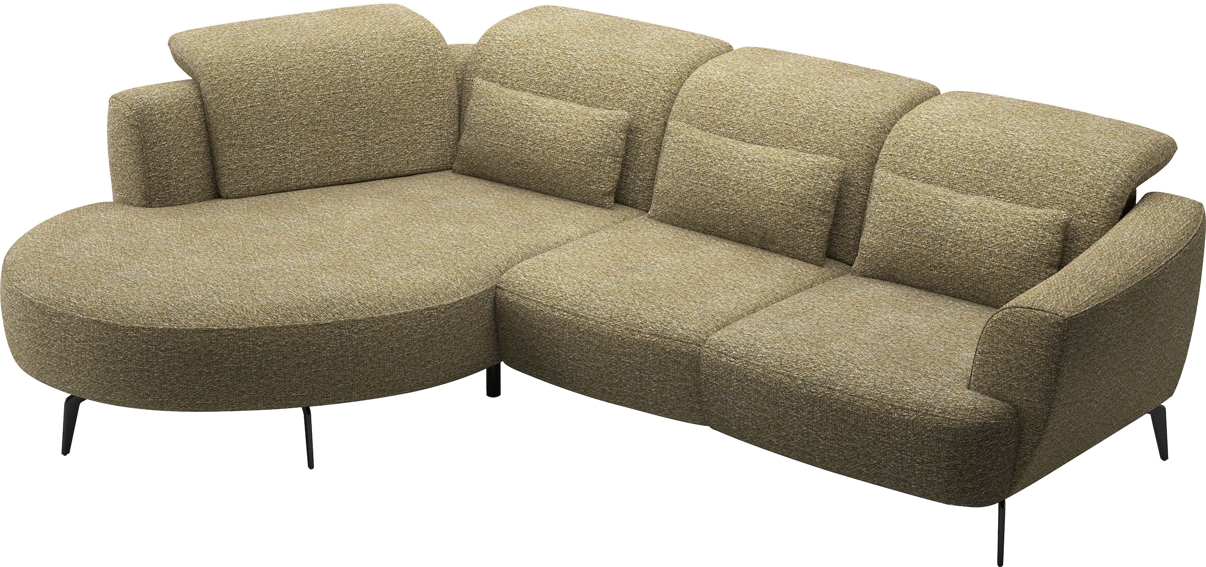 sit&more Ecksofa »Zoe«, ink.Sitztiefenverstellung, wahlweise mit Kopfteilverstellung