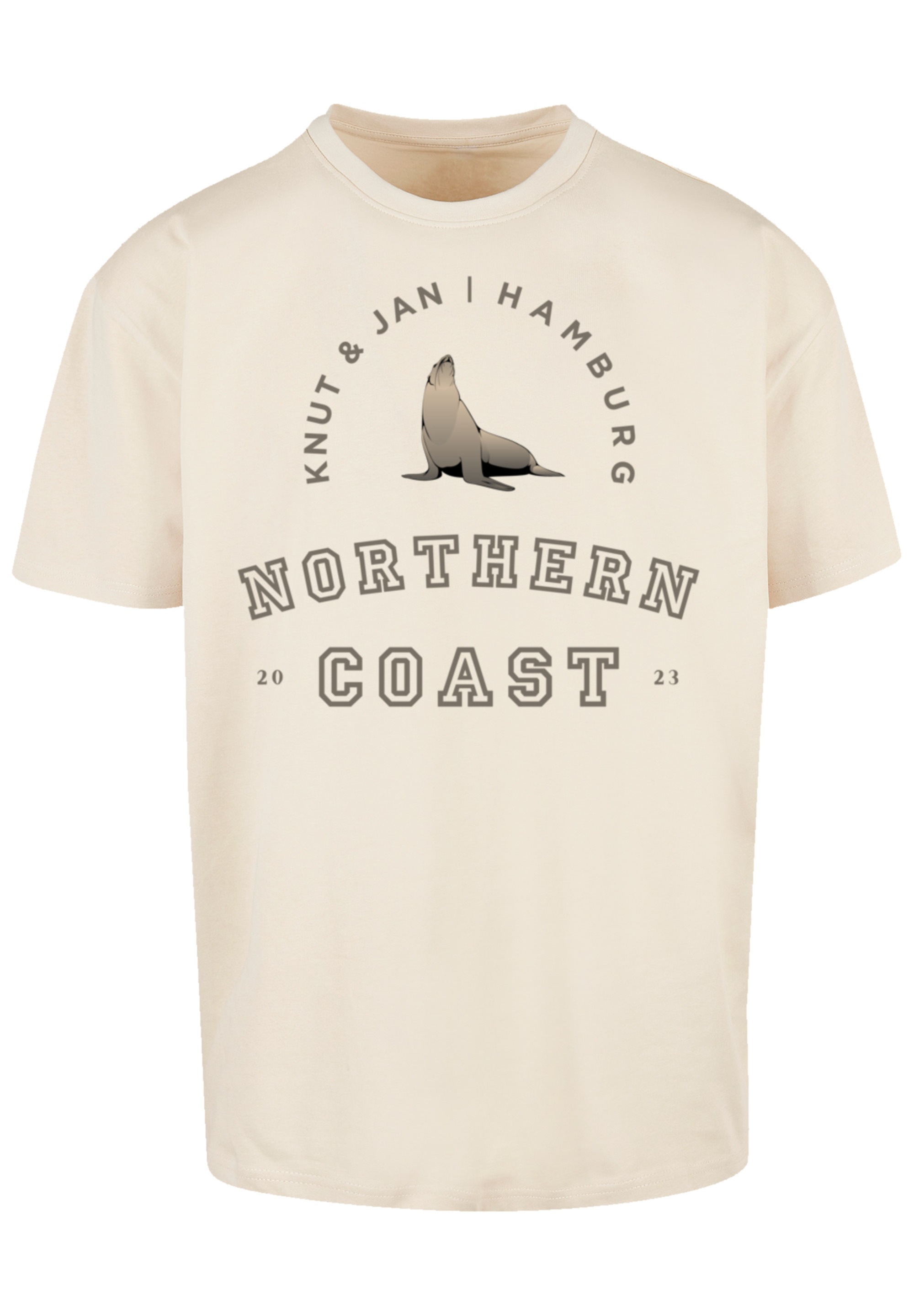 F4NT4STIC T-Shirt »Robbe Knut & Jan Hamburg«, Print