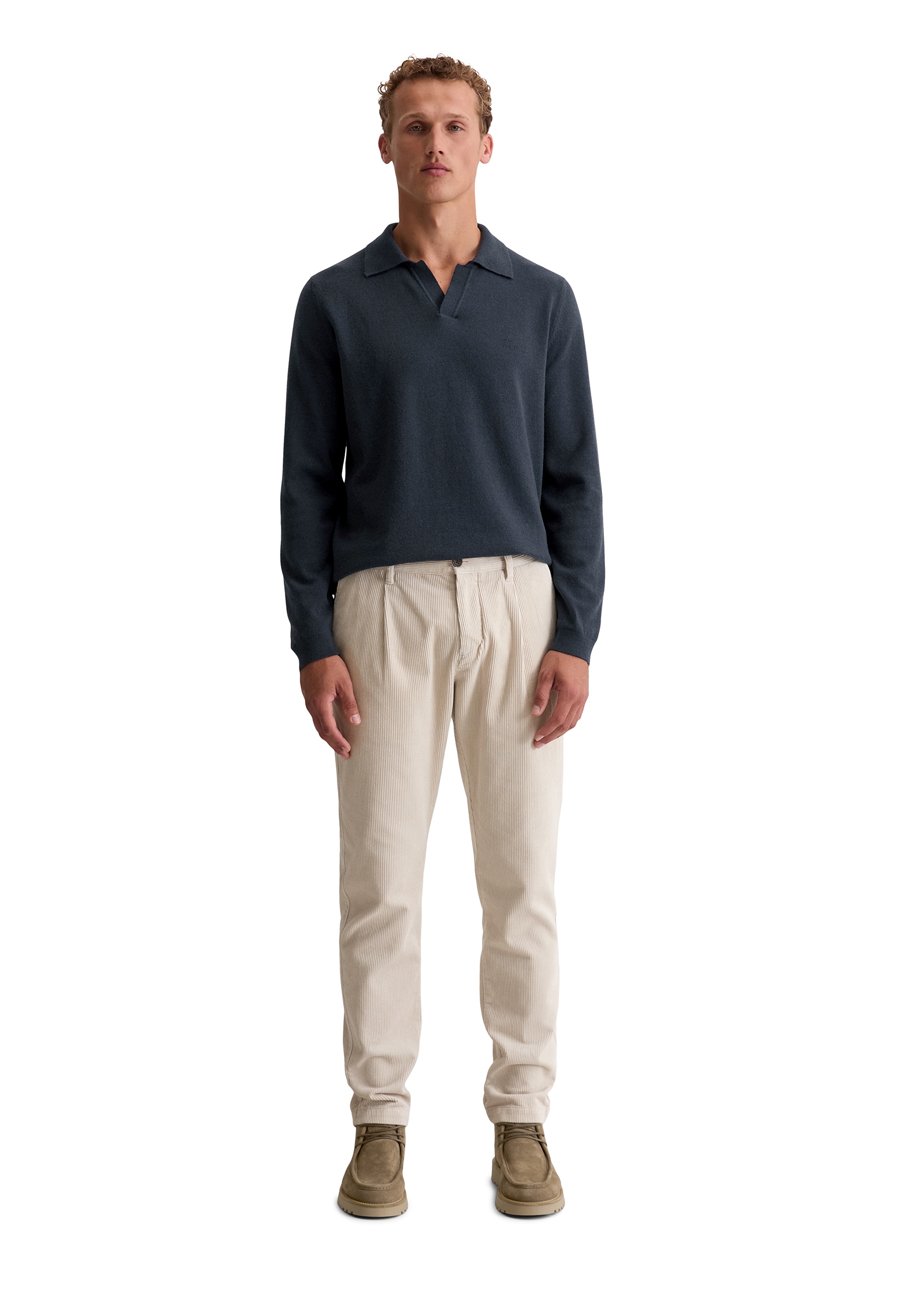 Marc O'Polo Strickpullover, Polokragen, Regular fit, weiche Wollmischung