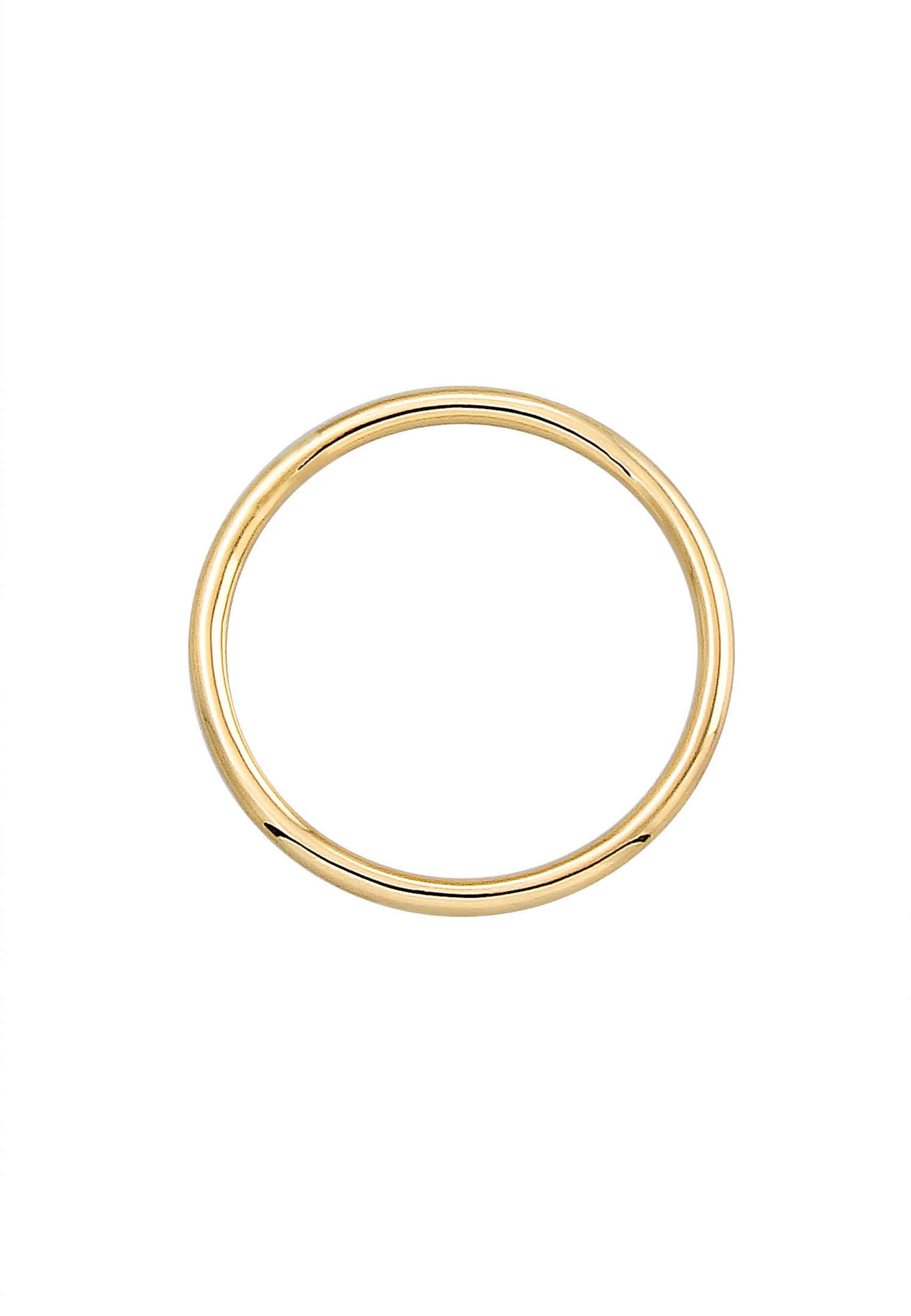 Elli Premium Fingerring »Bandring Ehering Trauring Hochzeit 585er Gelbgold«