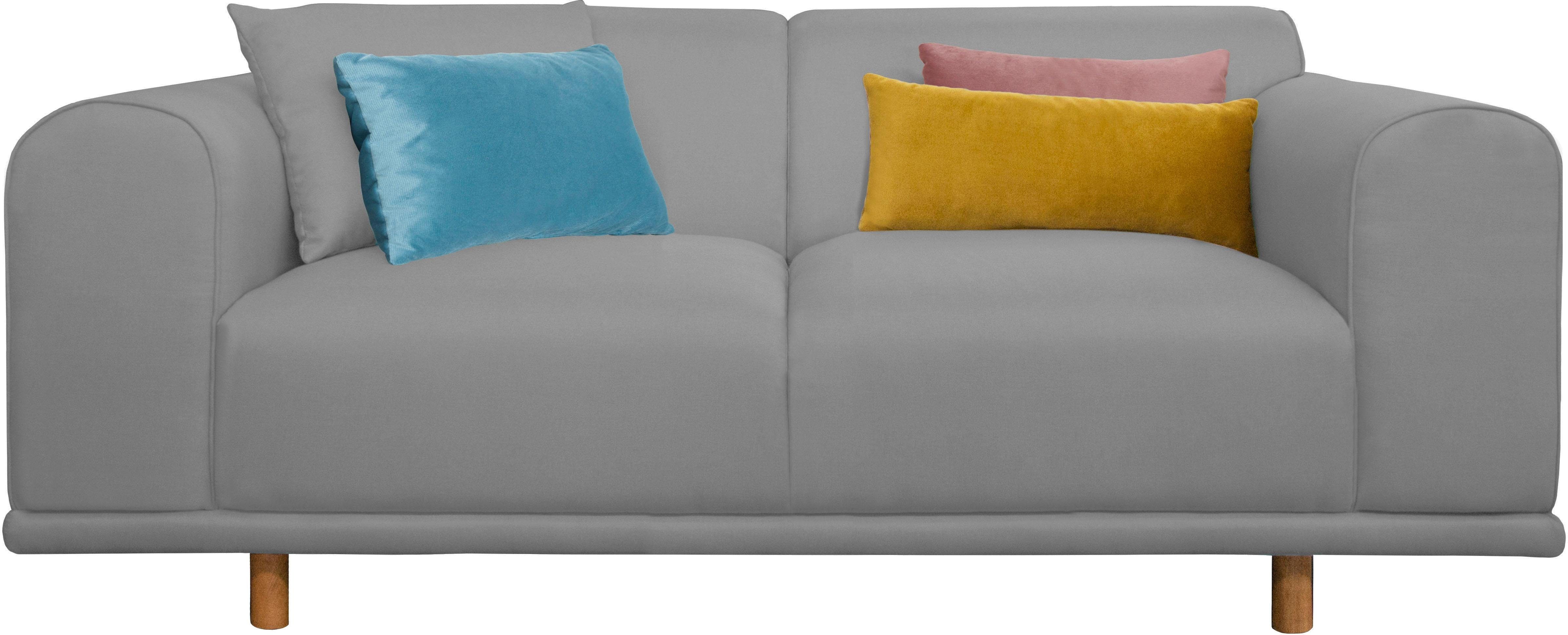 Thumbnail - OTTO home 2-Sitzer "Maroon" in skandinavischem Design, mit losen Kissen