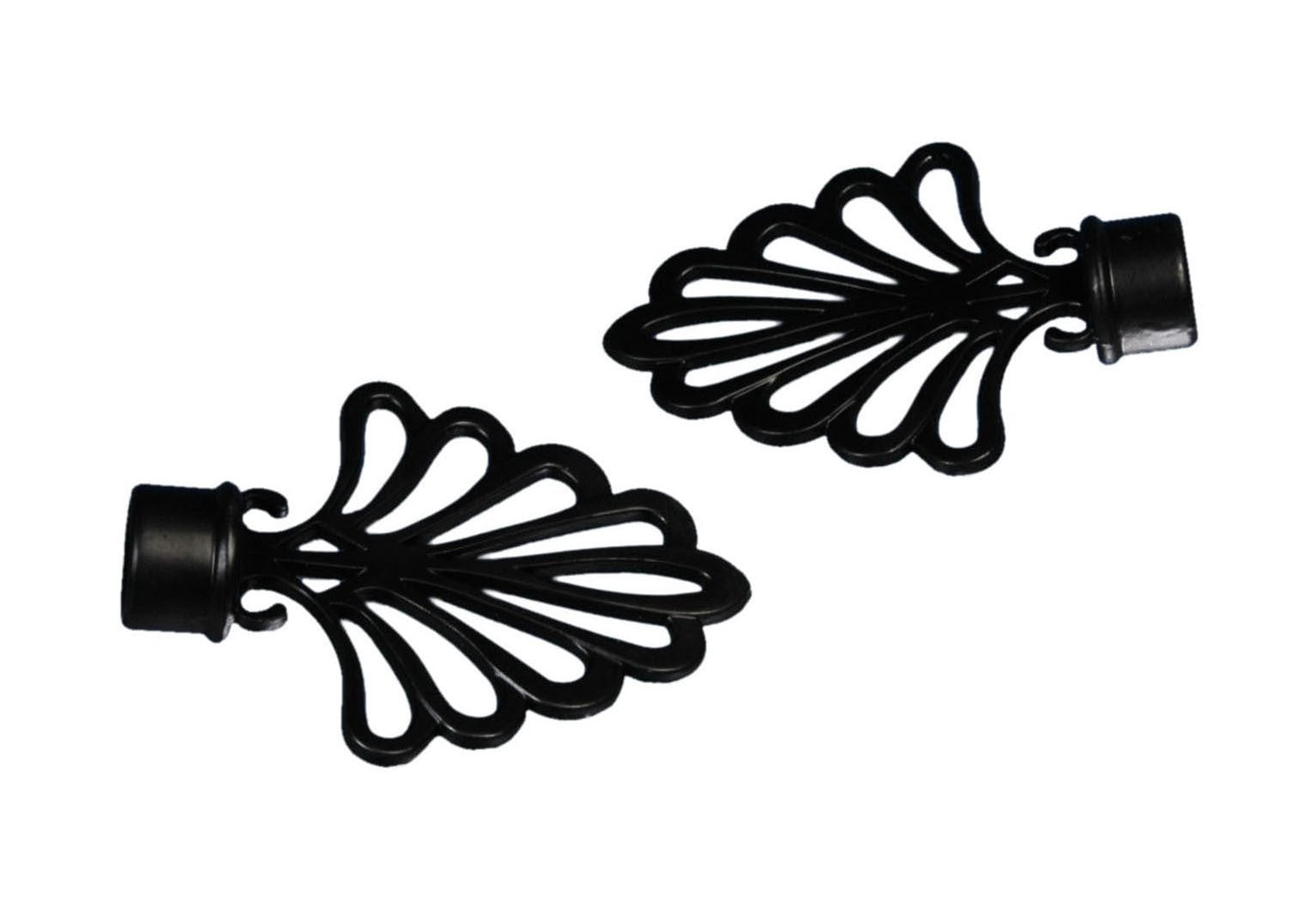 Liedeco Gardinenstangen-Endstück "Fächer" für Gardinenstangen Ø 16 mm günstig online kaufen