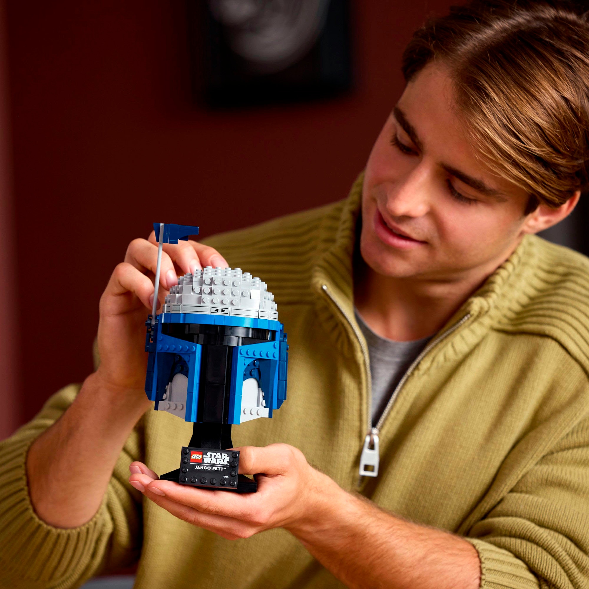 LEGO® Konstruktionsspielsteine »Jango Fett Helm (75408), LEGO Star Wars ™«, (616 St.), Made in Europe