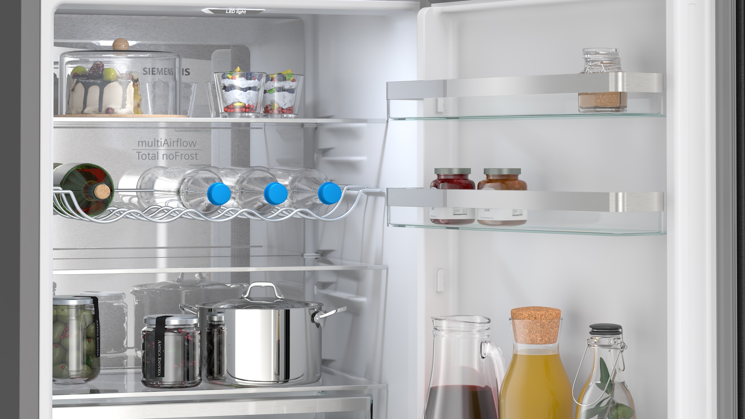 SIEMENS Kühl-/Gefrierkombination iQ300 »KG36NVXBG« 186 cm hoch 60 cm breit