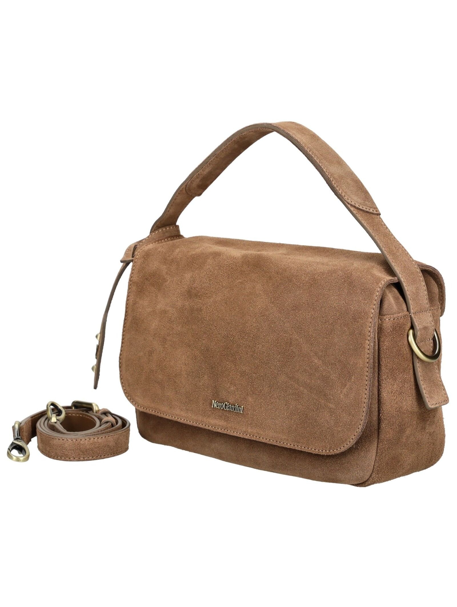 Nero Giardini Henkeltasche »Nero Giardini Taschen Veloursleder«