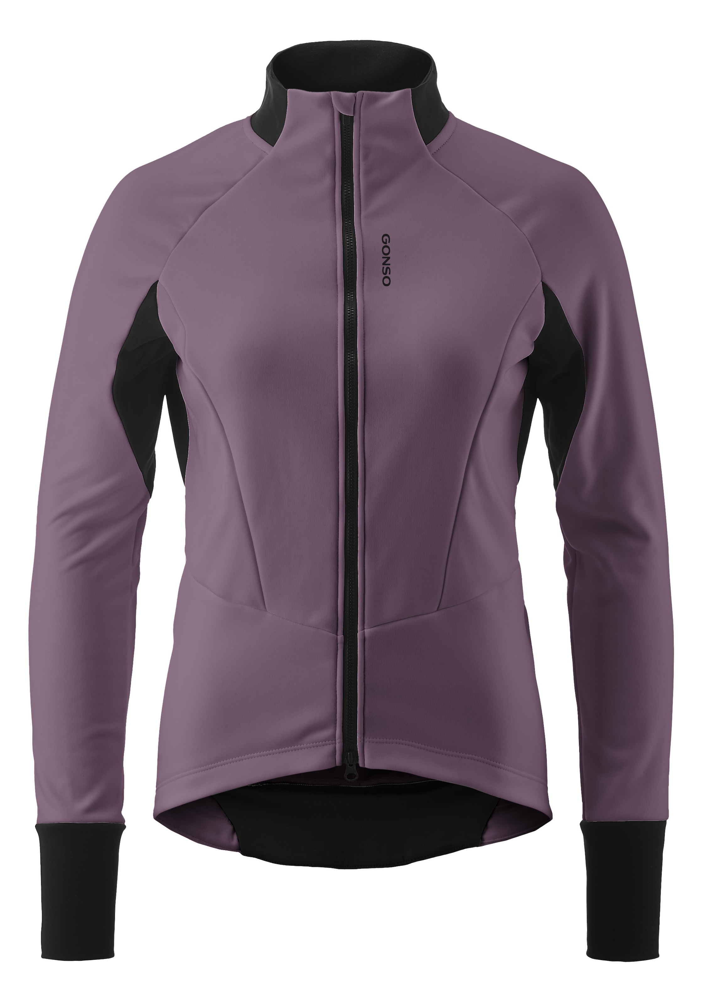 GONSO Damen Fahrradjacke "ROAD JACKET SOFTSHELL 2 W"aubergine, Gr. 46, 80% Polyester, 15% Polyamid, 5% Elasthan, Jacken, Damen Softshell-Jacke,