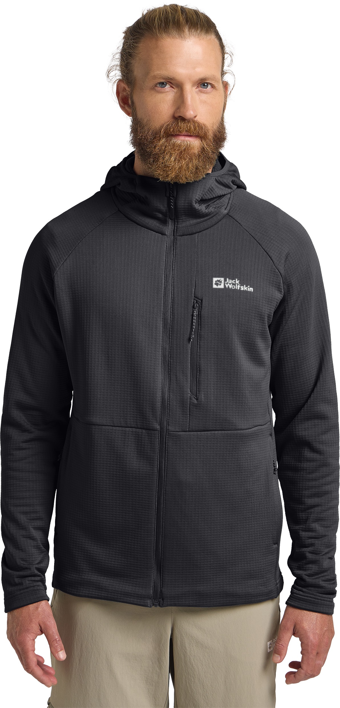 Jack Wolfskin Fleecejacke "KOLBENBERG HOODED FZ M", Atmungsaktiv, leicht, Ü günstig online kaufen