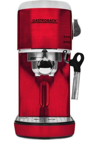 Espressomaschine »42719 Design Espresso Piccolo rot«