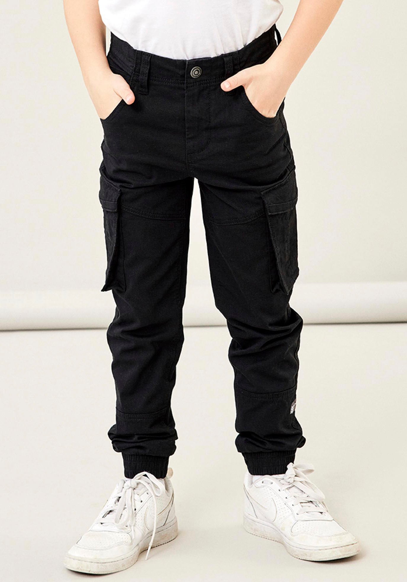 Name It Pantalon Bamgo Regular Fitted Twill Black 10 Années Garçons 2