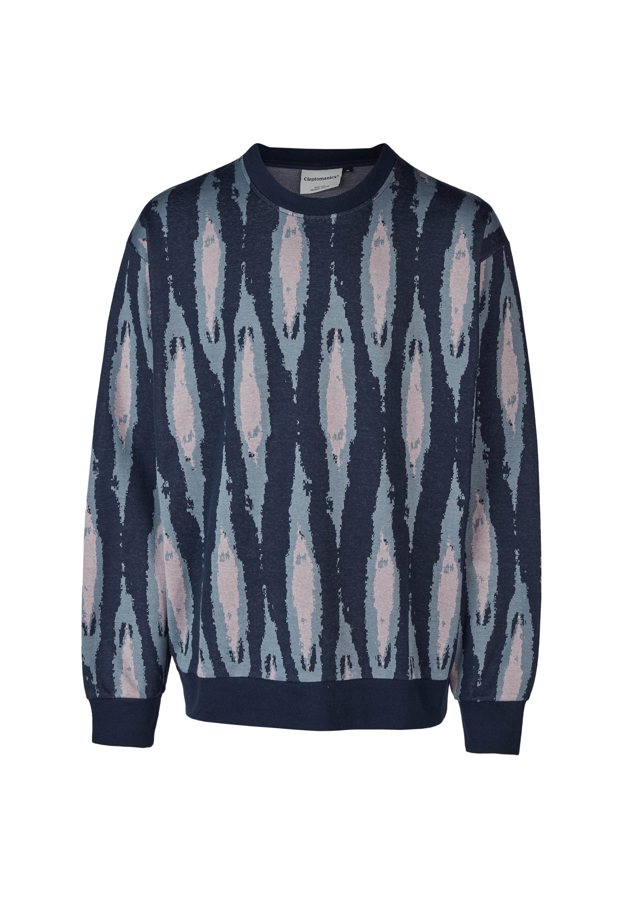 Cleptomanicx Strickpullover »Boxy Crewneck Scratch Crew«, mit lockerem Schnitt