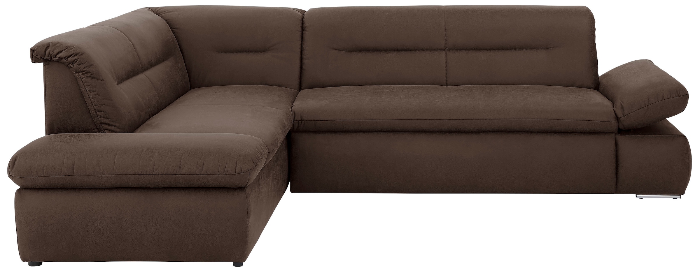 INOSIGN Ecksofa »Avesa L-Form«, Wahlweise mit Arm- und Bettfunktion, B/T/H: 275/211/80 cm