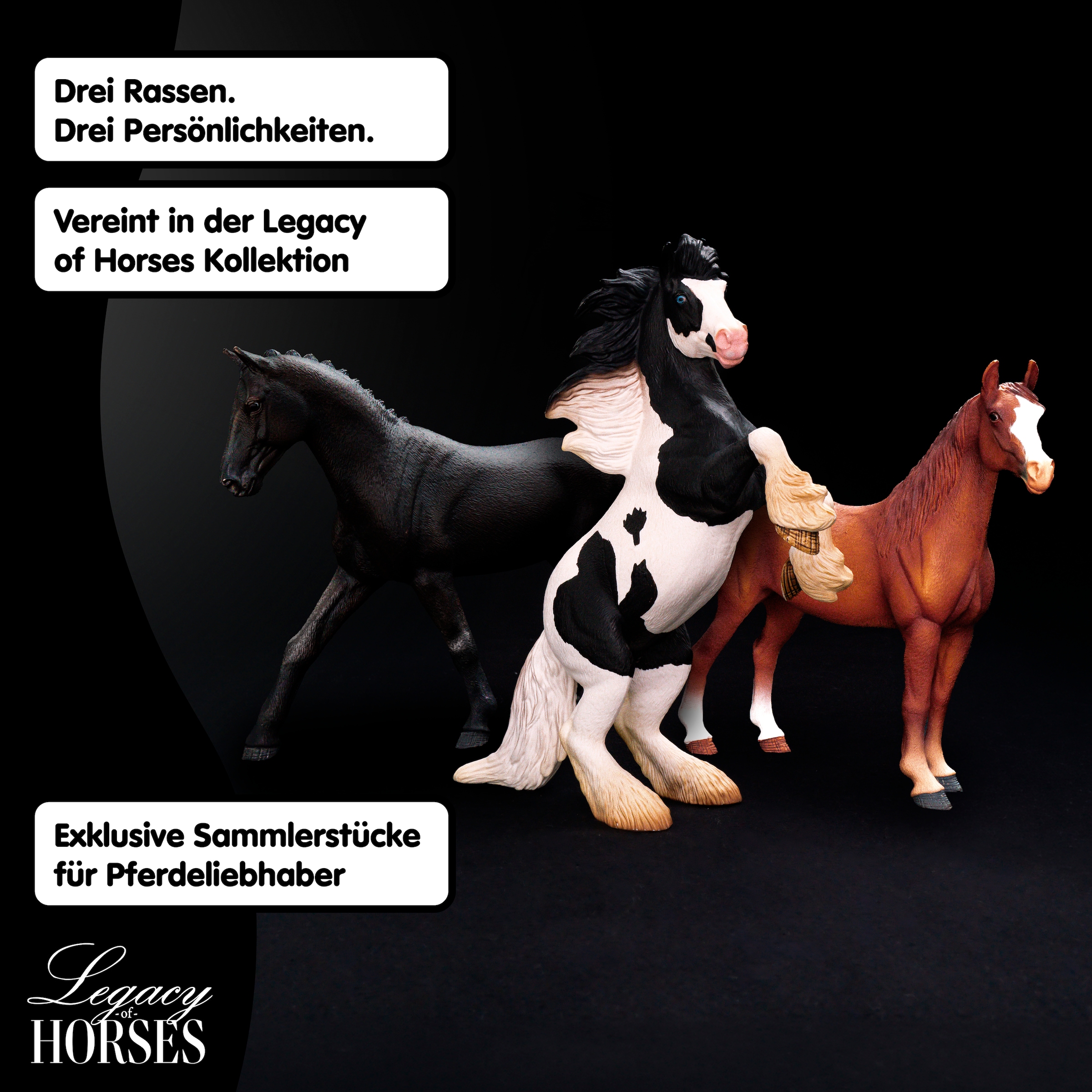 Schleich® Spielfigur »Legacy of Horses, Sonata Trakehner Stute, 1:12 (72235)« Sammelfigur für Erwachsene, Höhe: ca. 18 cm