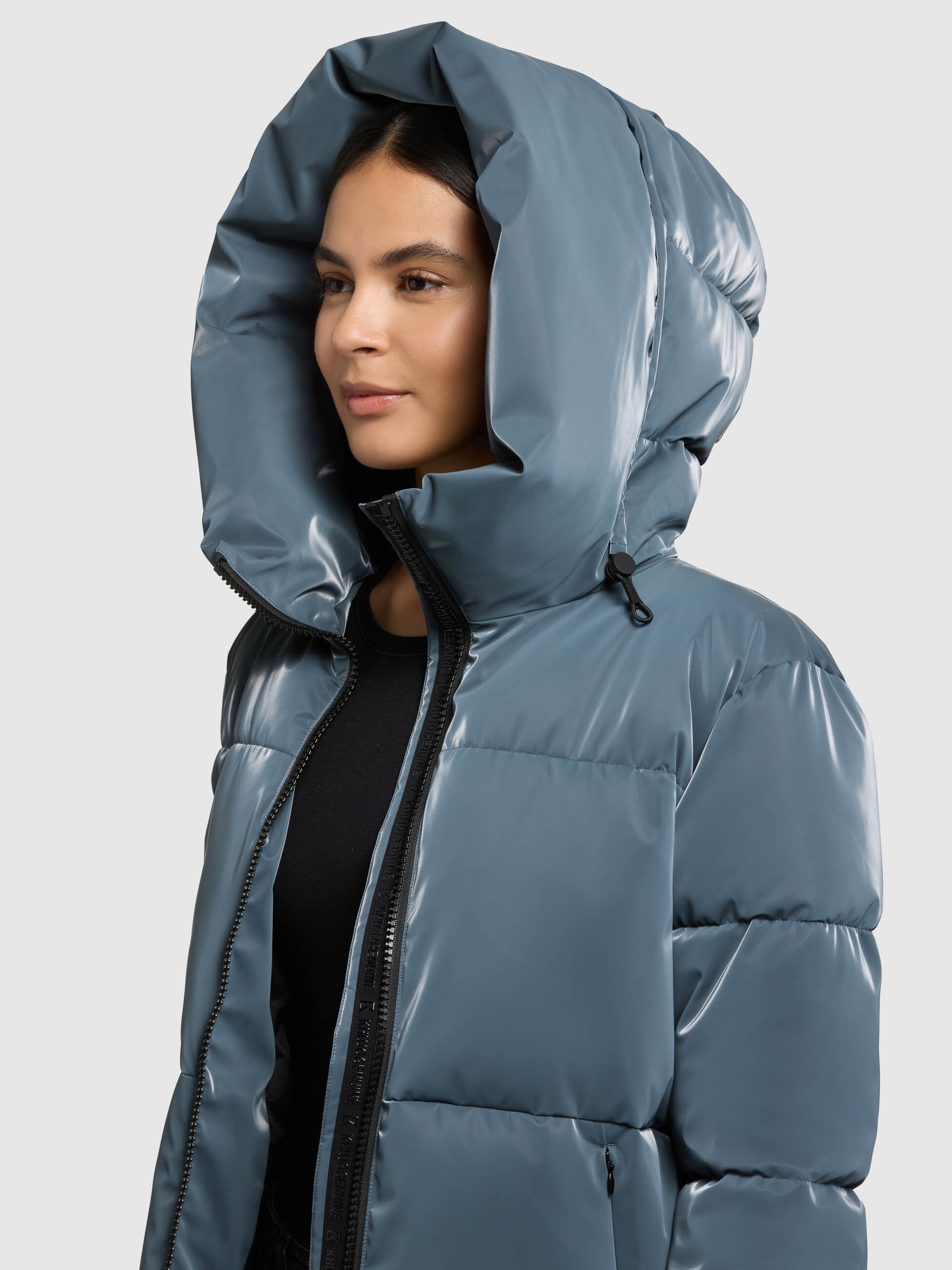 khujo Steppjacke »AUDREY SHINY« mit Kapuze