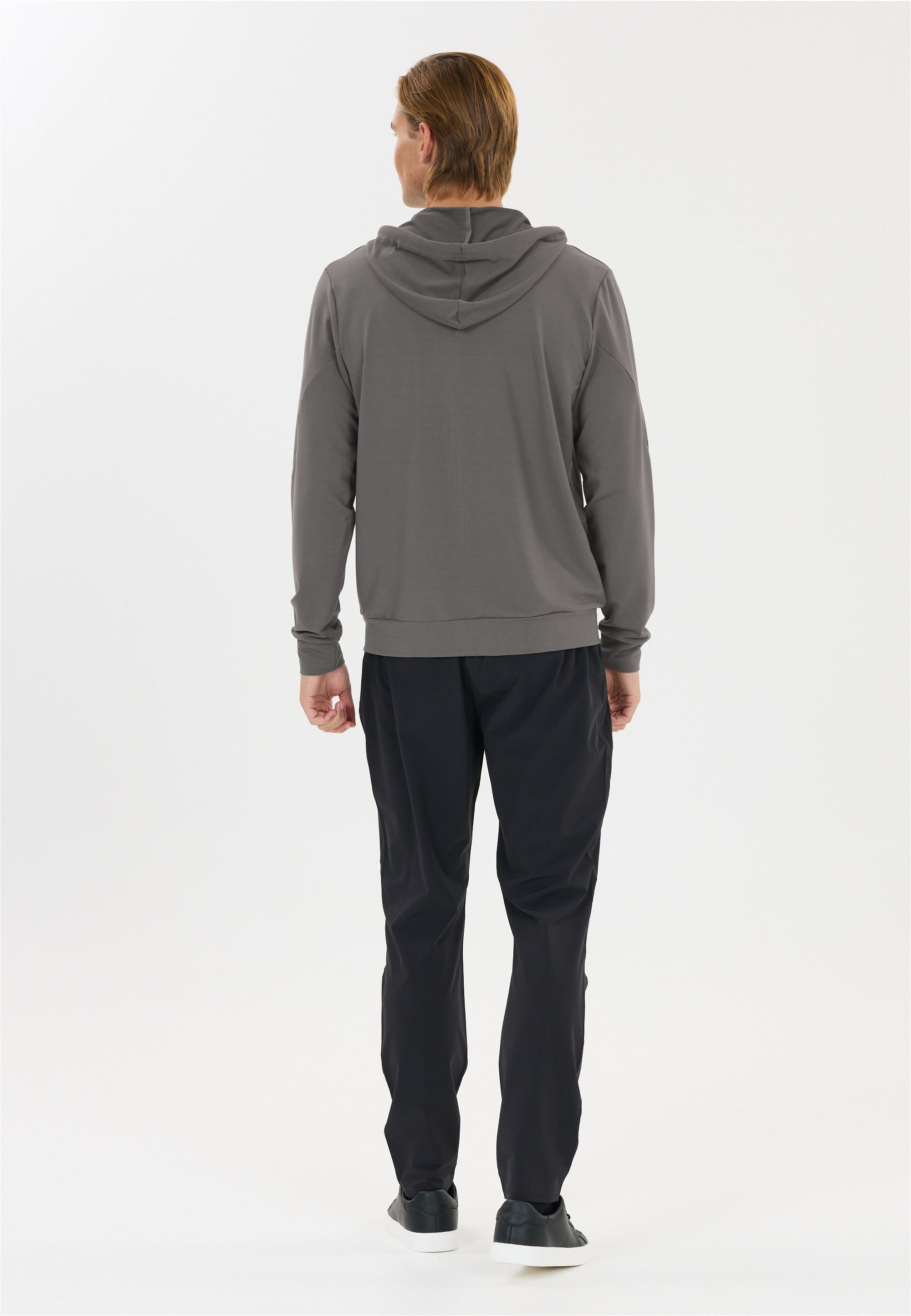 Sweatshirt VIRTUS "Brent V2", Herren, Gr. L, anthrazit, 70% Viskose, 24% Polyester, 6% Elasthan, unifarben, normal, ohne Ausschnitt, Sweatshirts Sweatshirt, Komfort 3