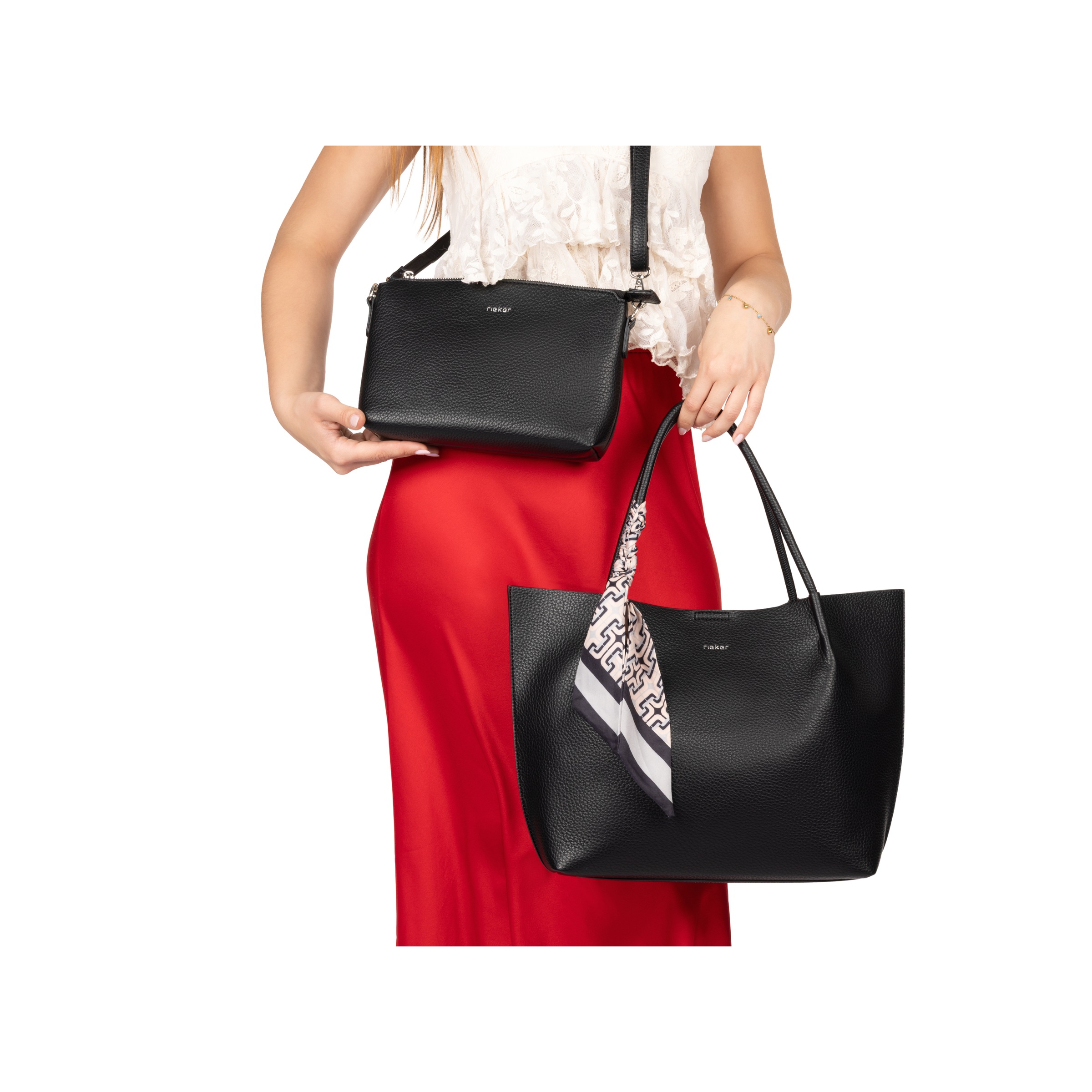 Rieker Shopper Set 2tlg.: Shopper und Innentasche mit abnehmbarem Schultergurt