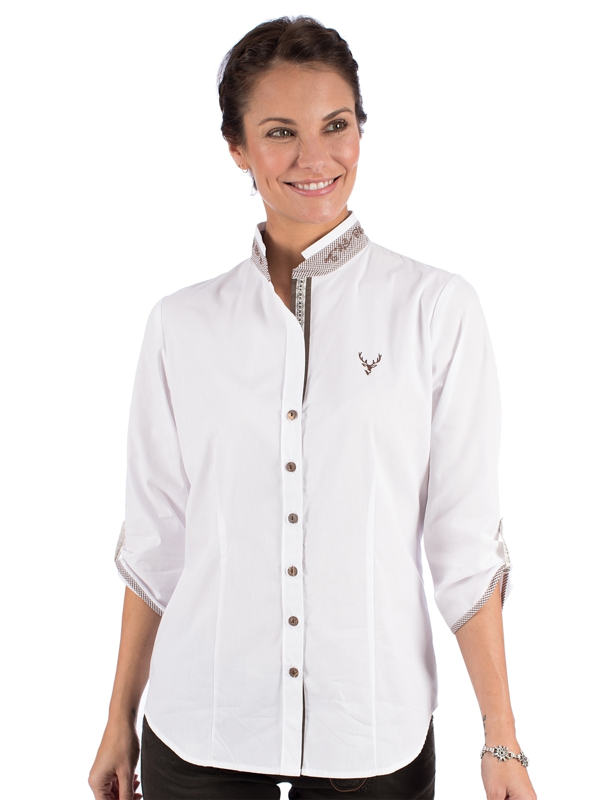 OS-Trachten Trachtenbluse »Trachtenbluse 450006-3684«