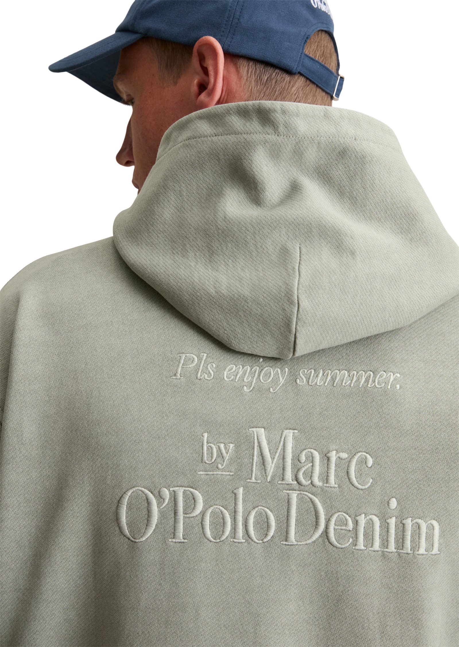 Marc O'Polo DENIM Sweatshirt »aus recycelter Baumwolle«