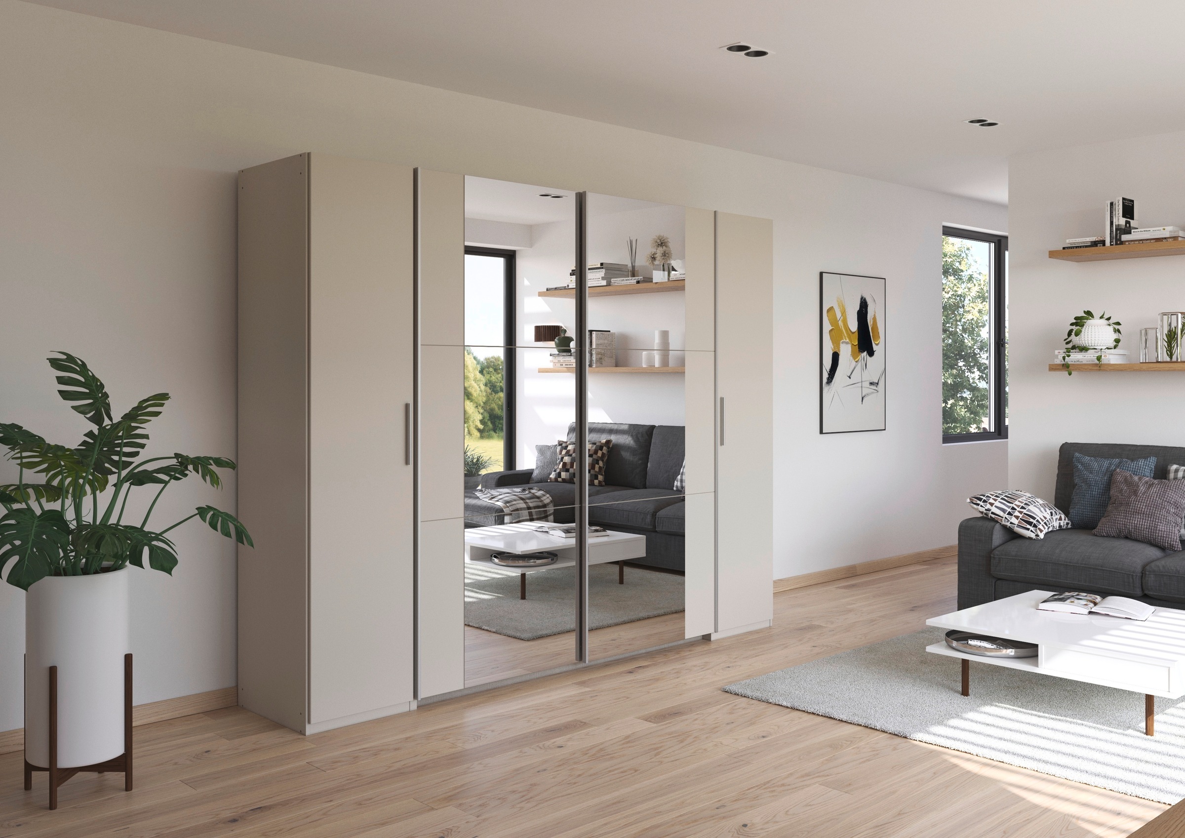 rauch Schwebetürenschrank "Kleiderschrank Drehtürenschrank Schrank Garderob günstig online kaufen