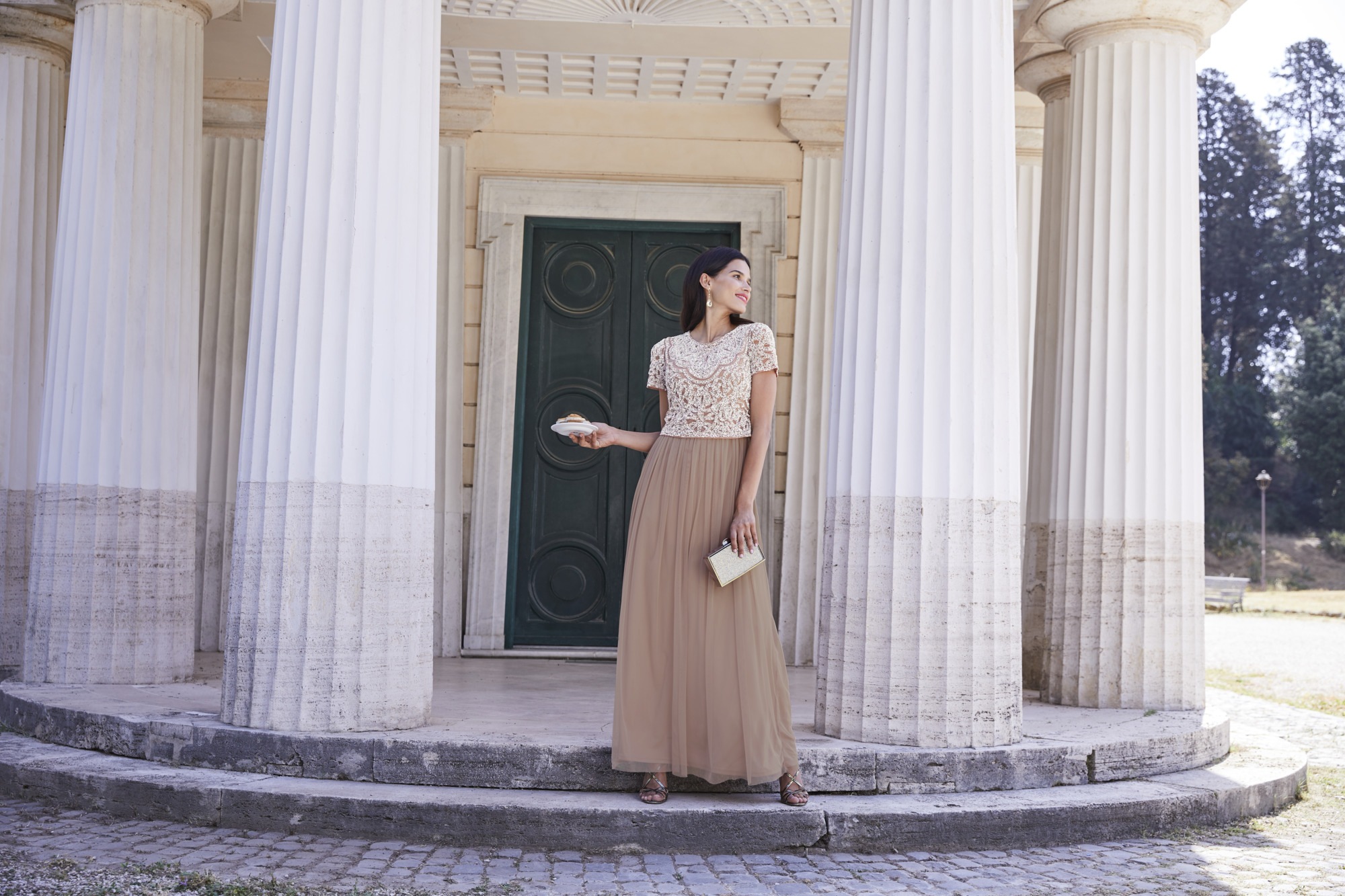 Abendkleid Im Lagenlook Fur Bestellen Baur