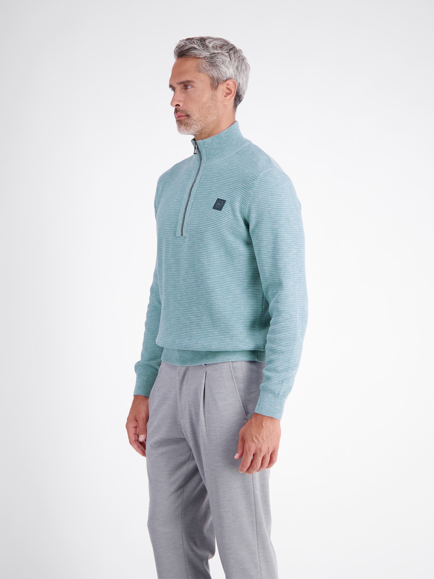 LERROS Sweatshirt »Legerer Troyer aus weichem Baumwollstrickgewebe«
