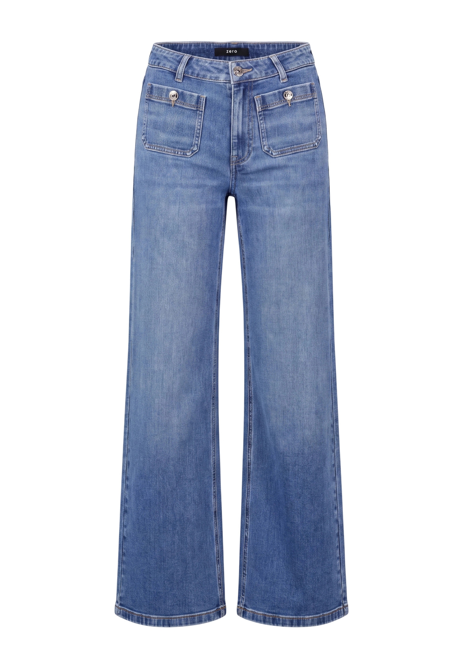 Zero Slim-fit-Jeans »Damen mit aufgesetzten Taschen«