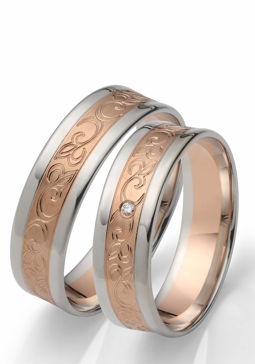 Gold | Brillant/Diamant bestellen Geschenk Hochzeit Ranke«, ohne Trauring mit »Schmuck BAUR Firetti o. online Ehering 375 \