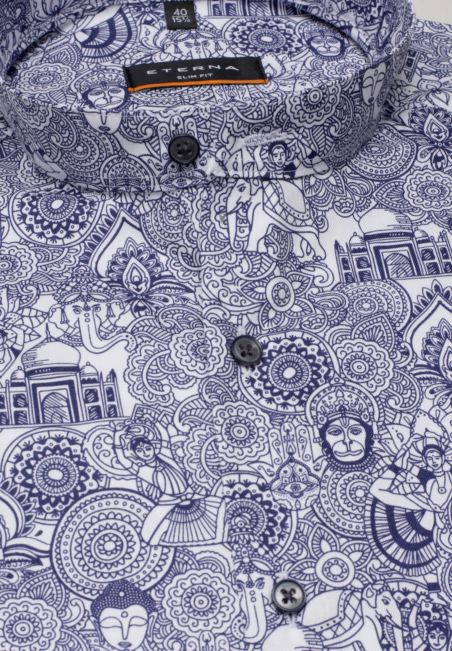 Eterna Langarmhemd »SLIM FIT« NON IRON (bügelfrei)