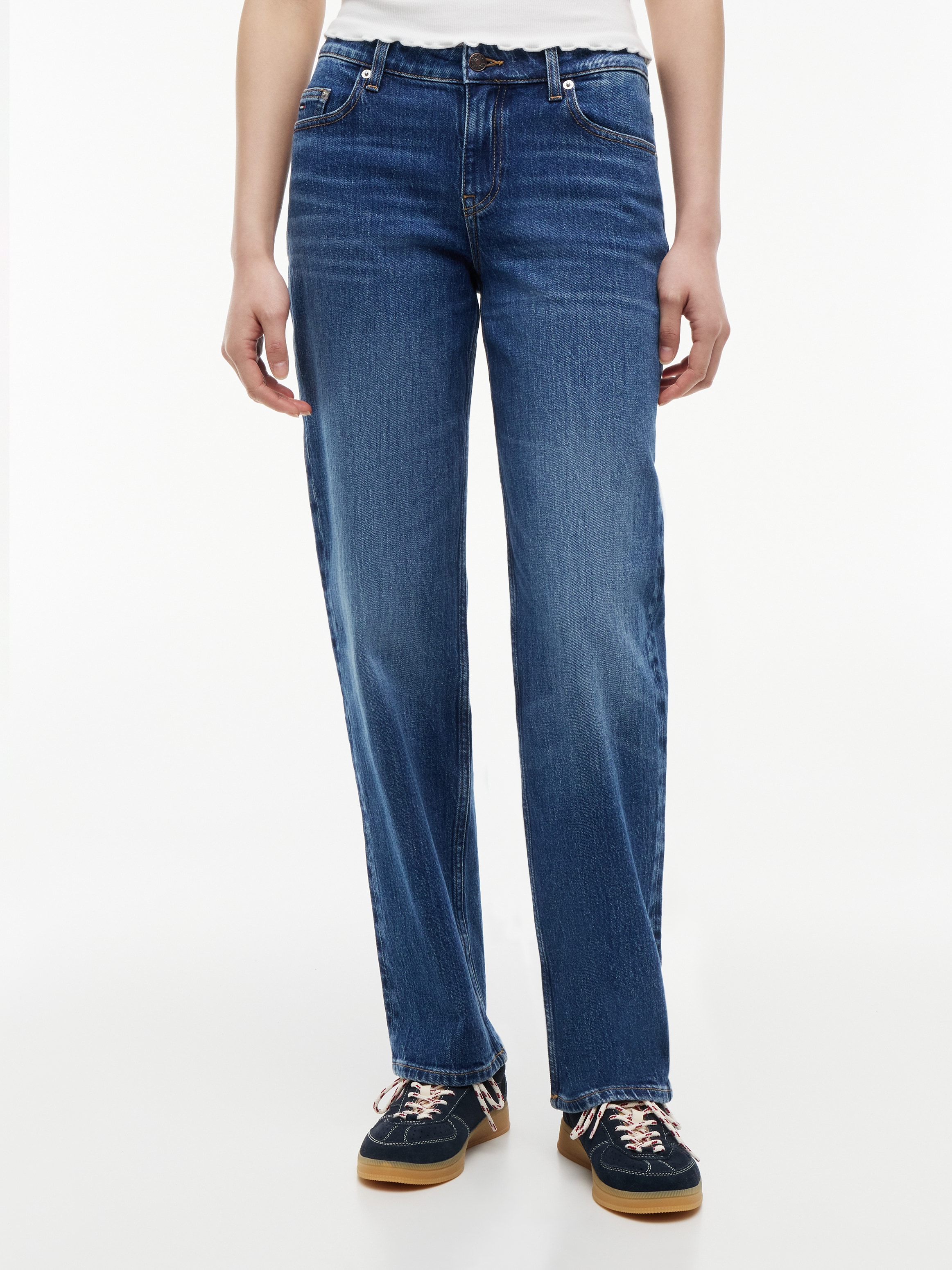 Tommy Jeans Straight-Jeans "SOPHIE LW STR BJ0155" Baumwollmischung, low waist