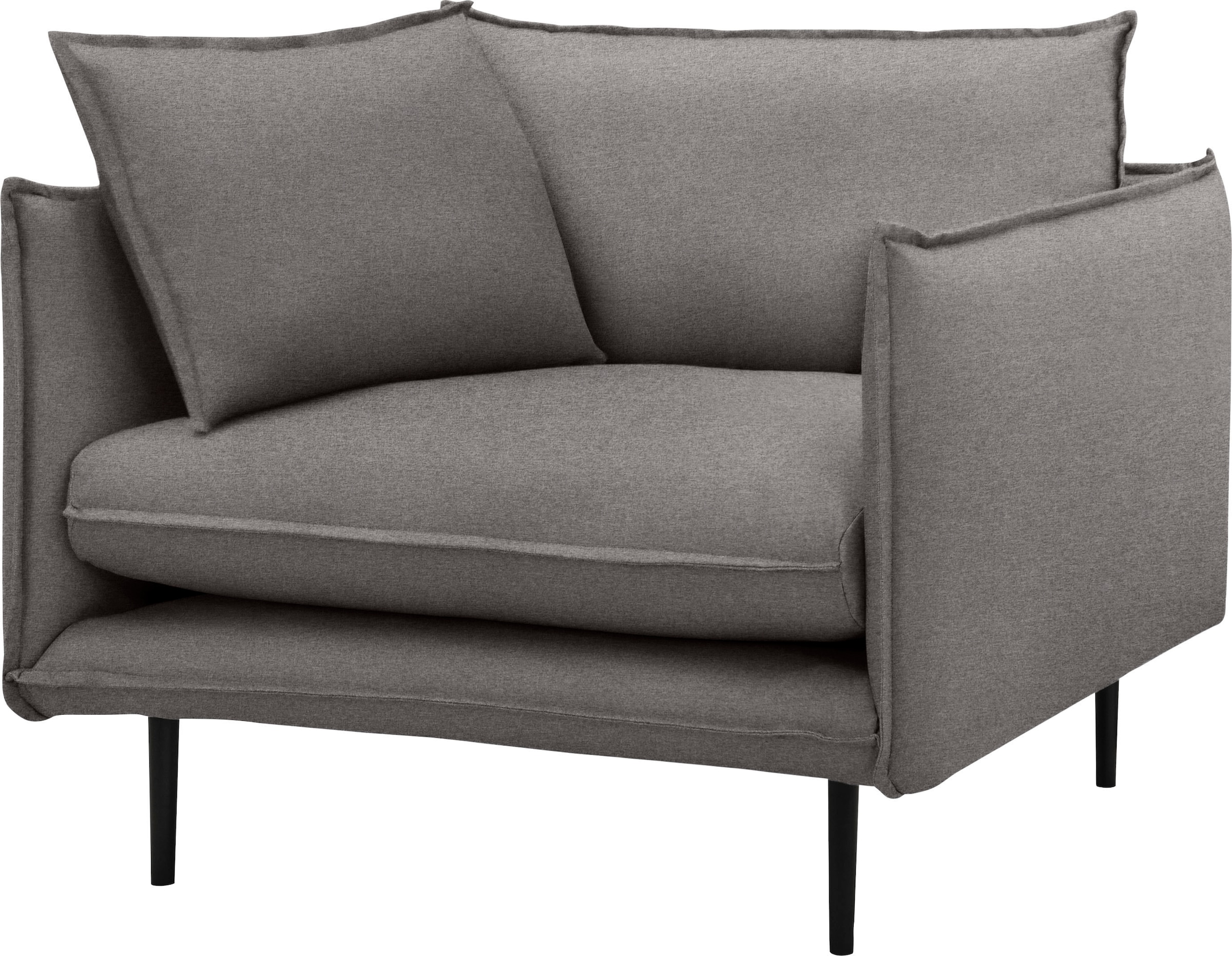 Home affaire 1,5-Sitzer "Somba" mit dickem Keder und eleganter Optik günstig online kaufen