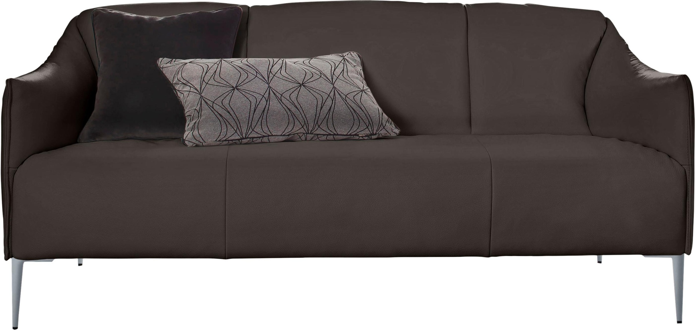 W.SCHILLIG 2,5-Sitzer »sally«, mit Metallfüßen in Silber matt, Breite 174 cm