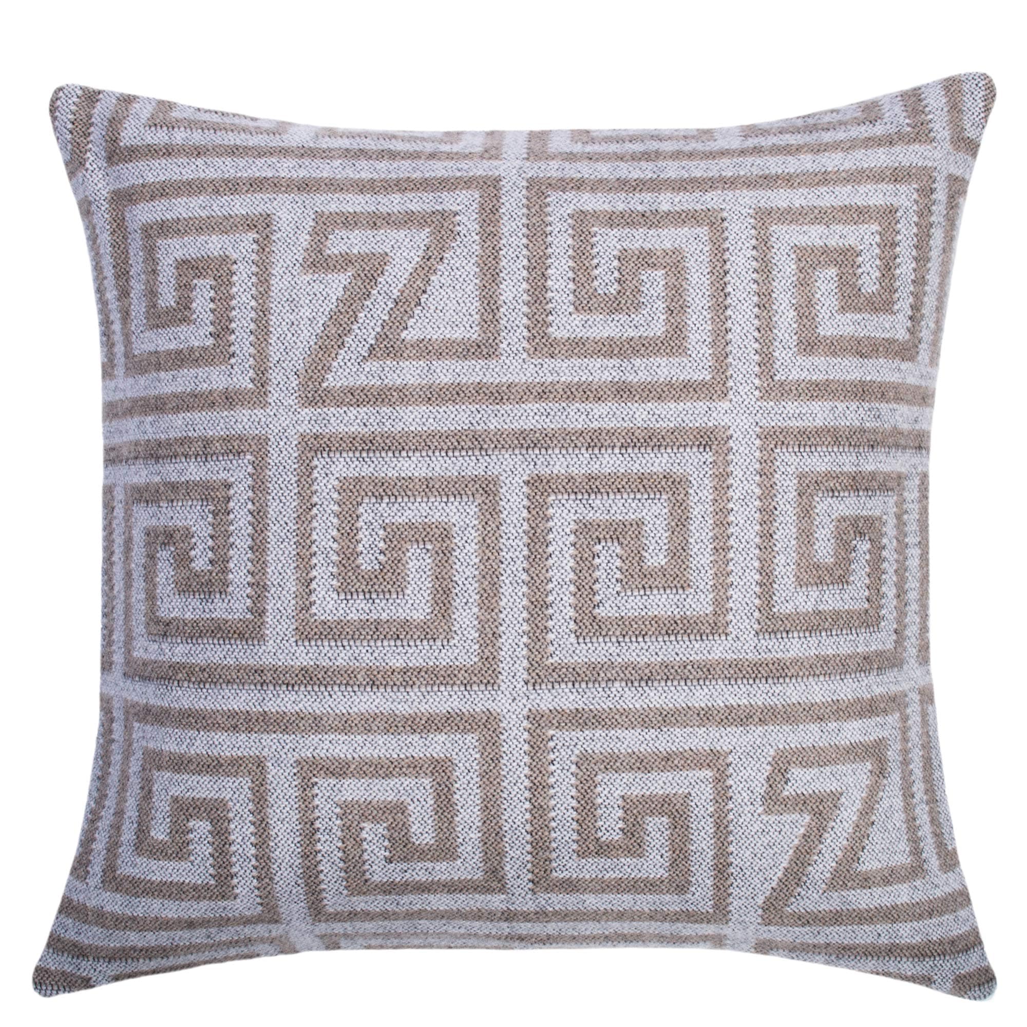 ZOEPPRITZ1828 Dekokissen "Legacy" Kissenhülle aus Cashmere-Wollmischung mit Määnder Design