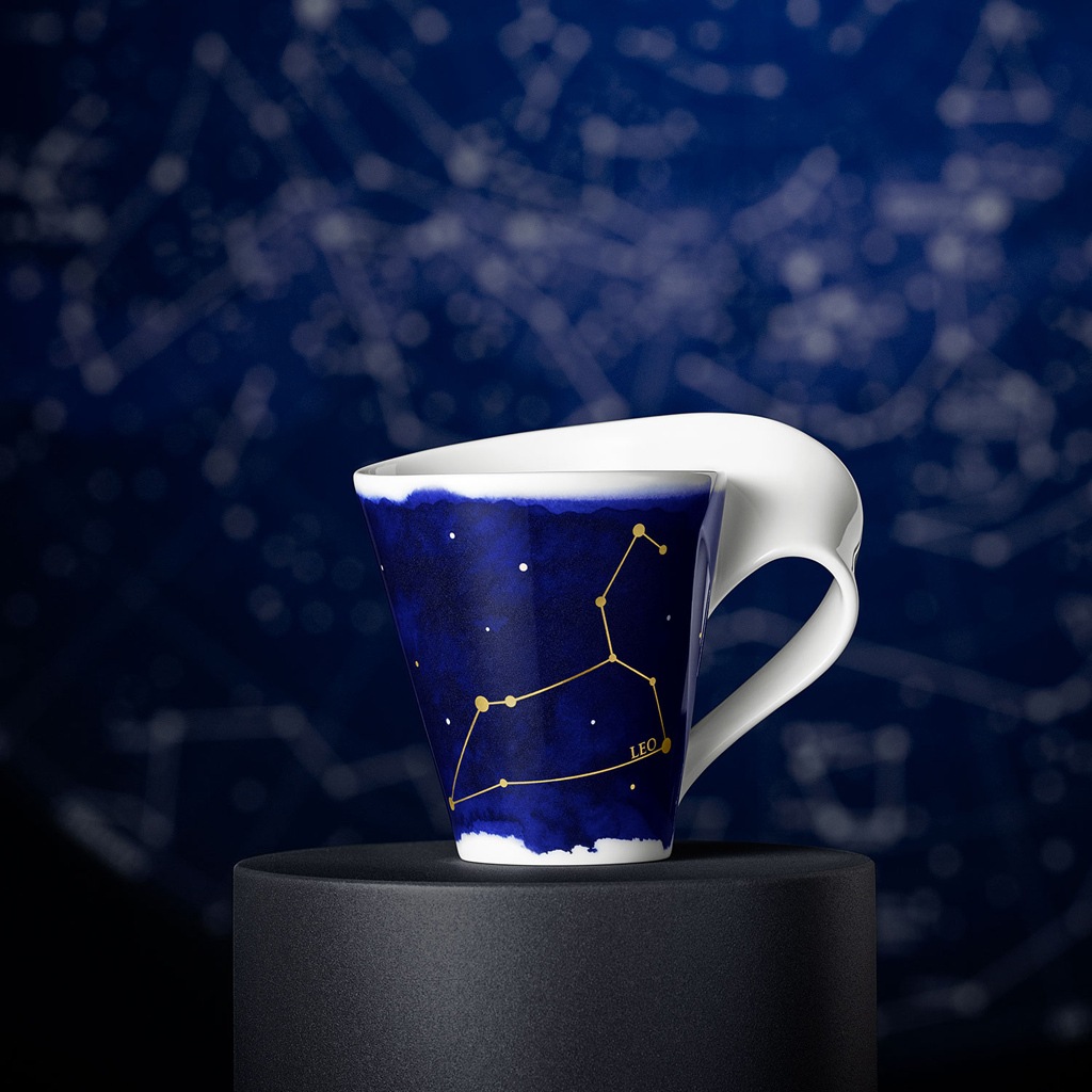 Villeroy & Boch Tasse "Tasse Löwe NewWave Stars 300 ml weiß-blau" günstig online kaufen