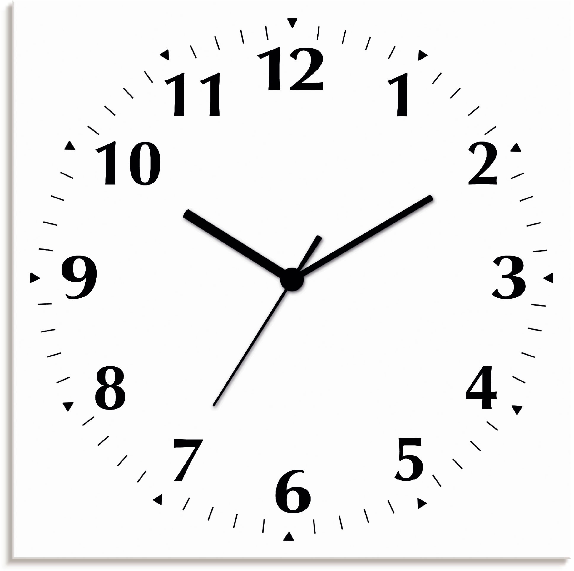 Artland Wanduhr "Uni Trendfarben" wahlweise mit Quarz- oder Funkuhrwerk, la günstig online kaufen