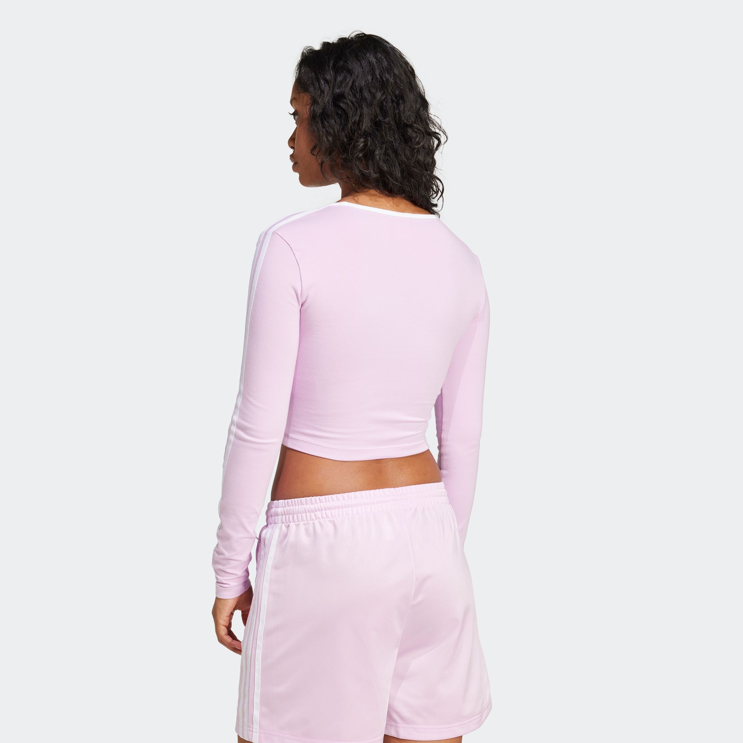 adidas Originals Langarmshirt "3S LS CROP" günstig online kaufen