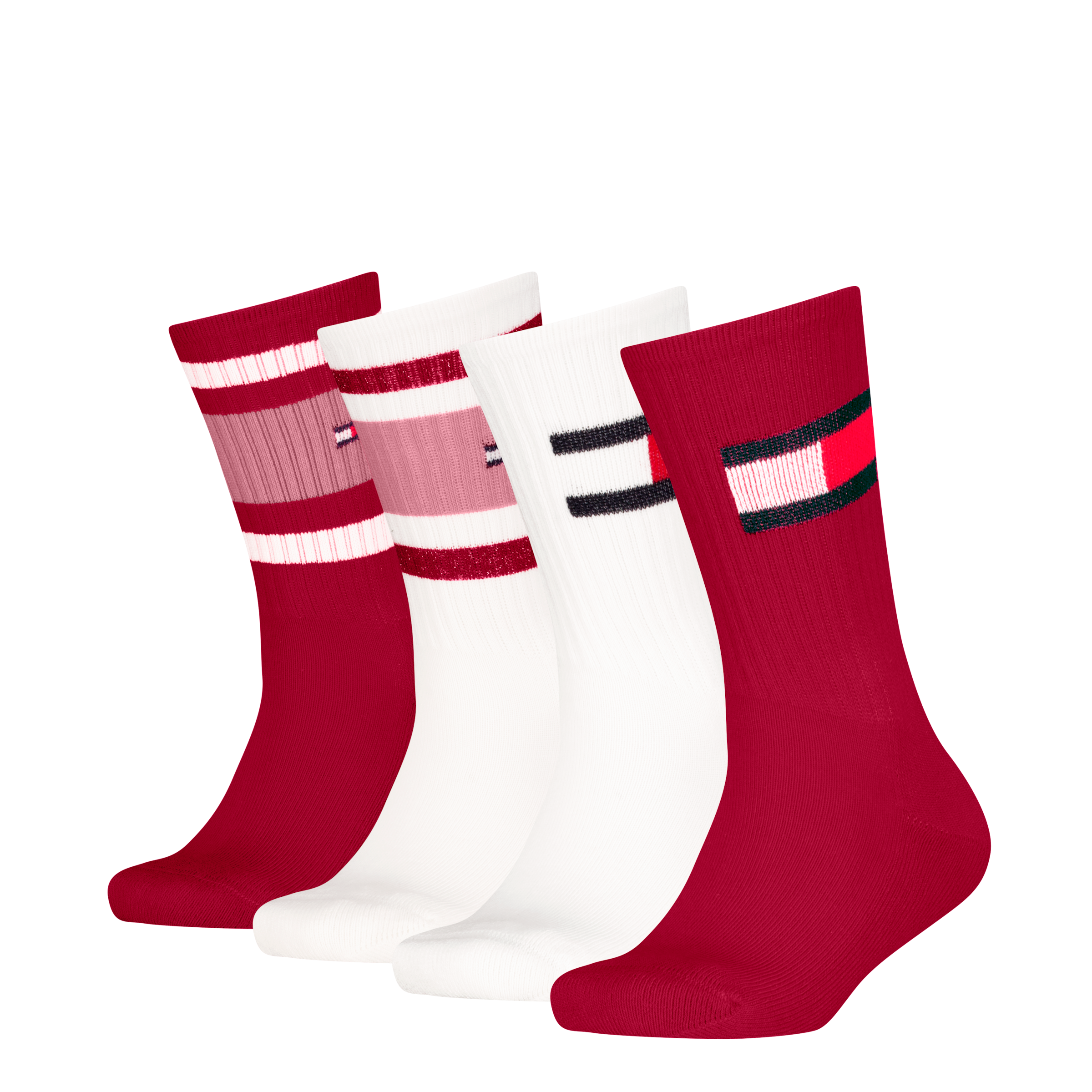 Tommy Hilfiger Socken "TH KIDS SOCK 4P FLAG & SPORT STRIPE ECOM" 4 Paar, mi günstig online kaufen