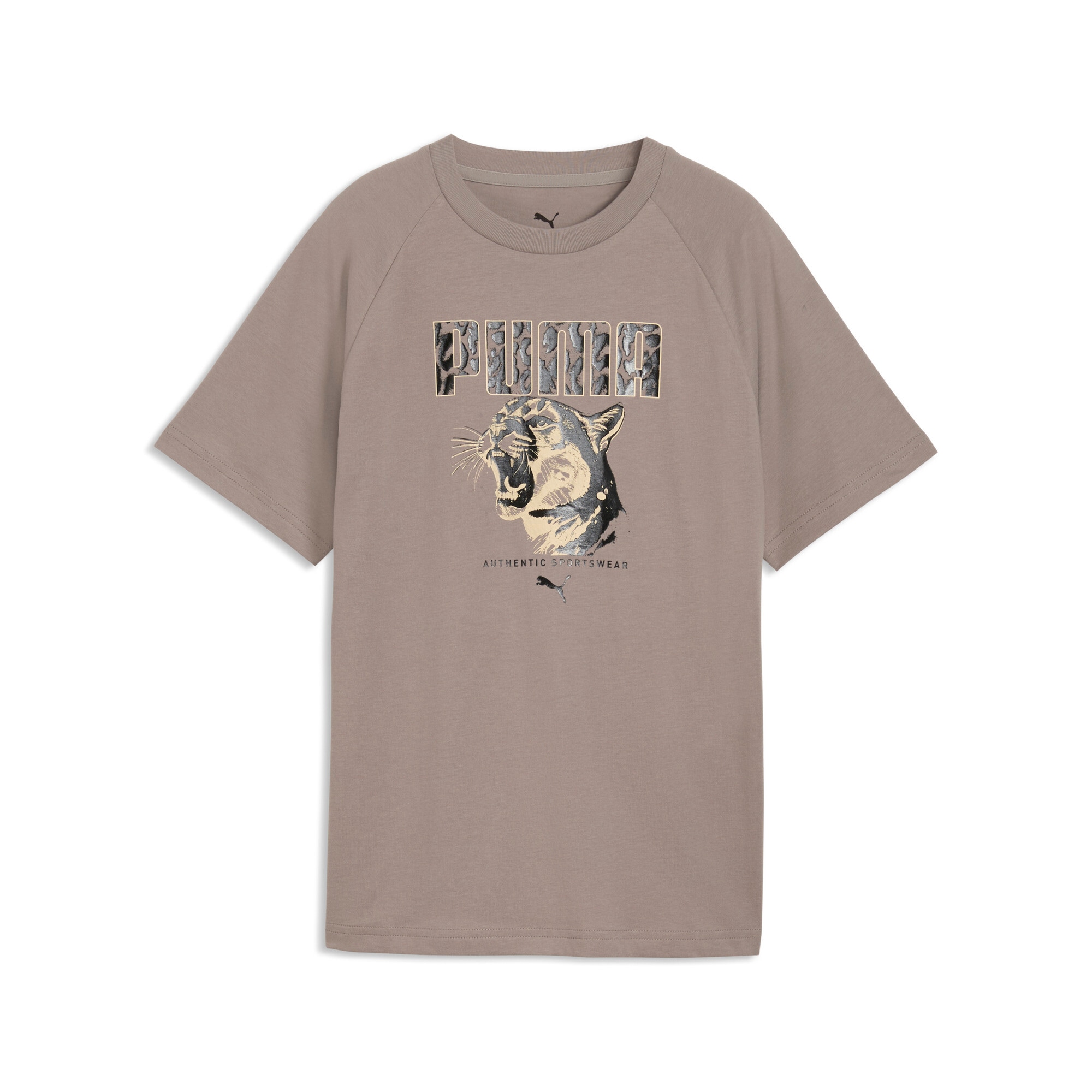 PUMA T-Shirt "GRAPHICS ANIMAL RELAXED TEE G" Kurzarm, sportlicher Stil